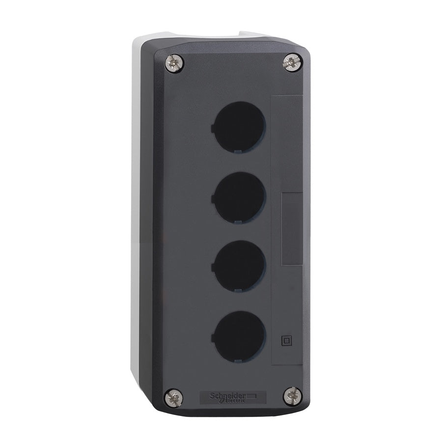 Caja vacía Schneider Harmony XALD04 para 4 pulsadores - referencia XALD04