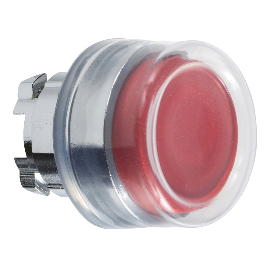 Cabeza de pulsador roja Schneider Harmony XB4 con goma - referencia ZB4BP4