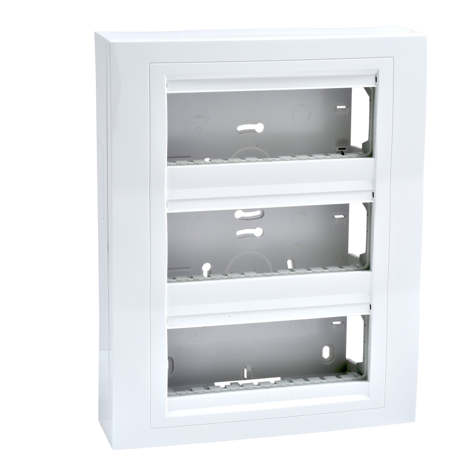 Caja de superficie Schneider Unica System 2 × 3 módulos blanca - referencia U22.236.18