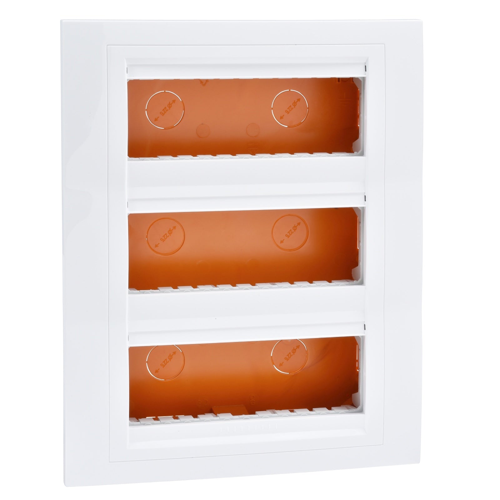 Caja de empotrar Schneider Unica System 2 × 2 módulos blanca - referencia U22.736.18