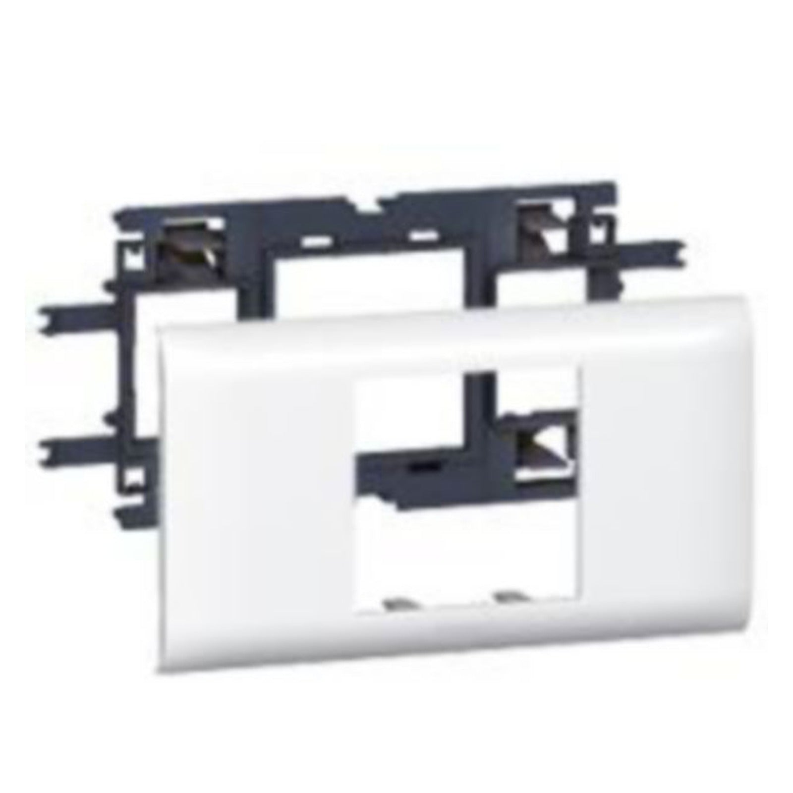 Soporte Legrand DLP Mosaic 2 módulos tapa 65 mm - referencia 010952