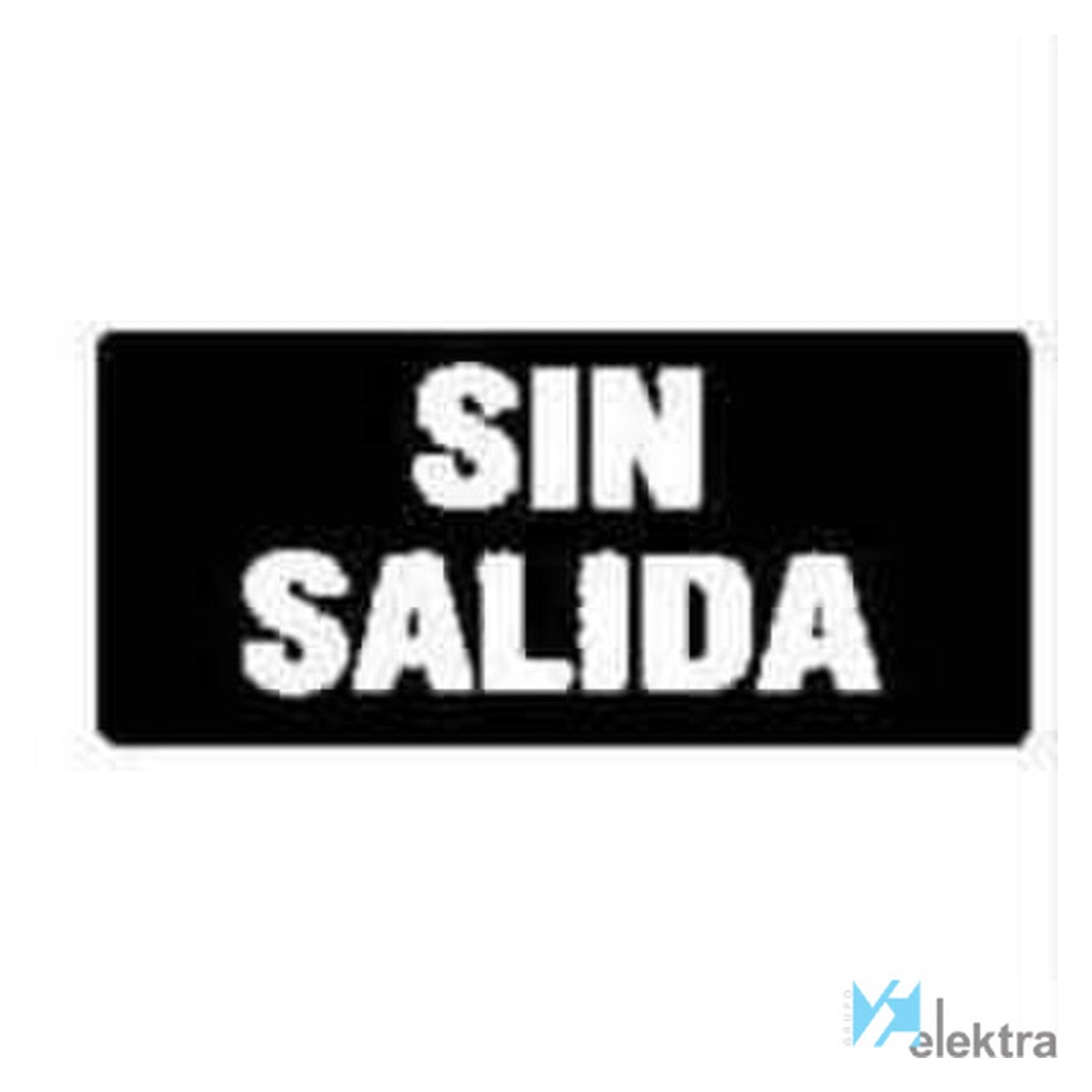 Etiqueta Legrand SIN SALIDA 215 × 107 mm - referencia 060999