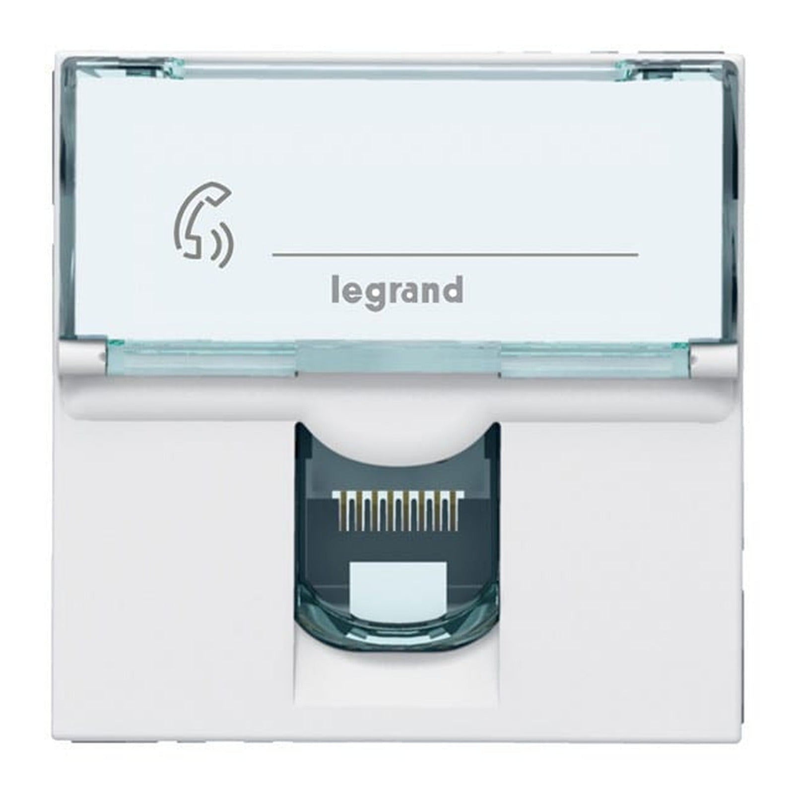 Base telefónica RJ12 Legrand Mosaic, 6 contactos blanca - referencia 078732