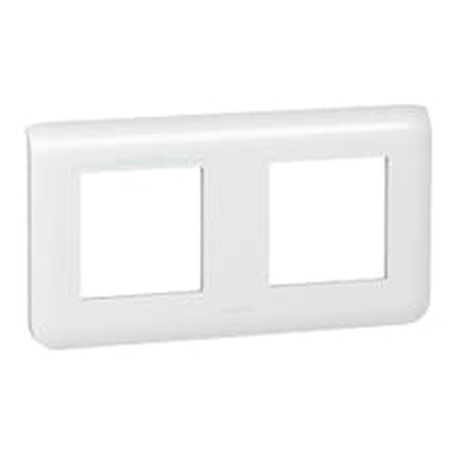 Marco Legrand Mosaic horizontal 2 x 2 módulos, blanco - referencia 078804