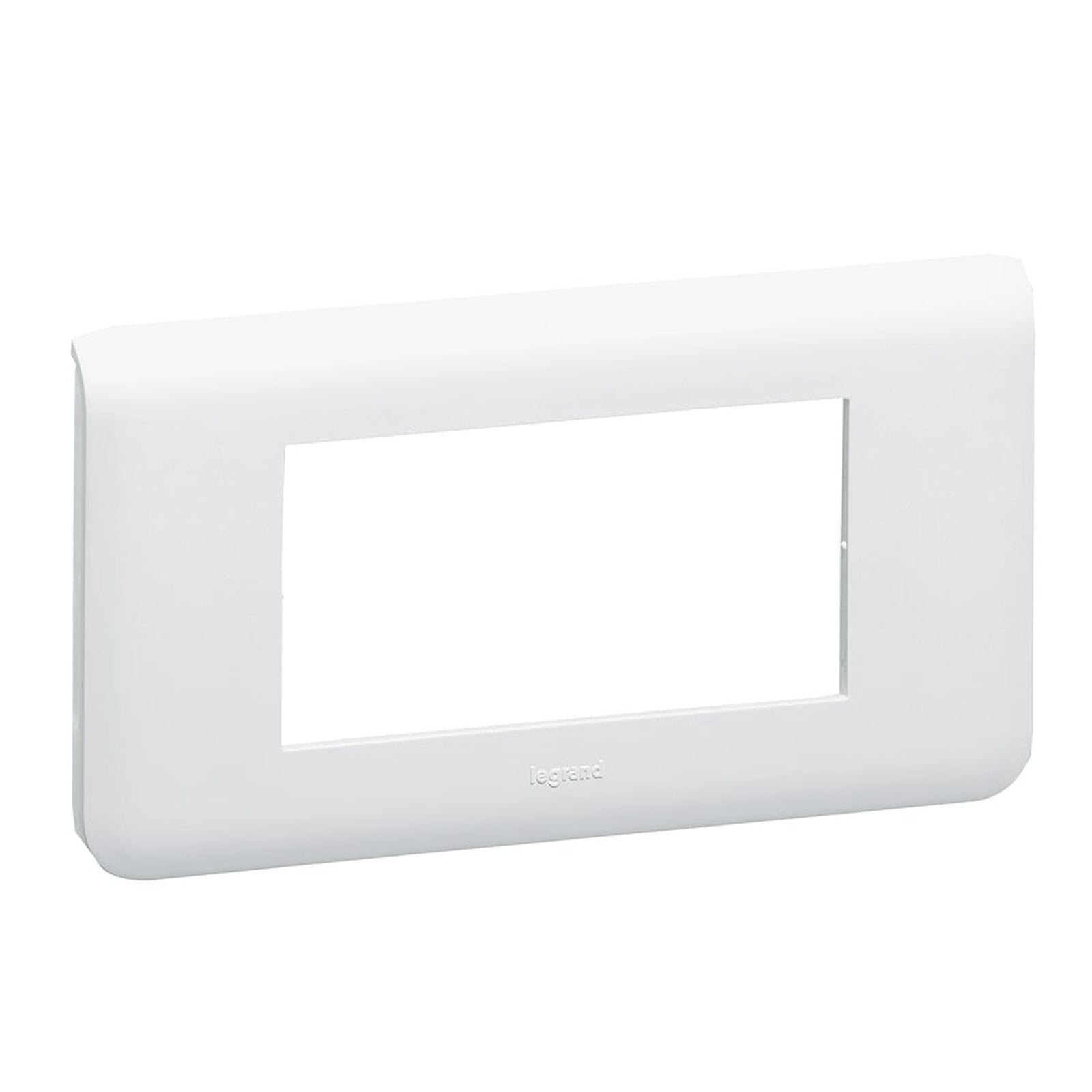 Marco Legrand Mosaic horizontal 4 módulos, blanco - referencia 078814