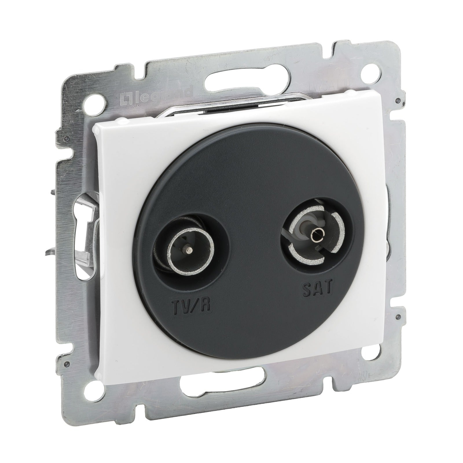 Base TV/R-SAT Legrand Valena única 1,5 dB blanca - referencia 774493