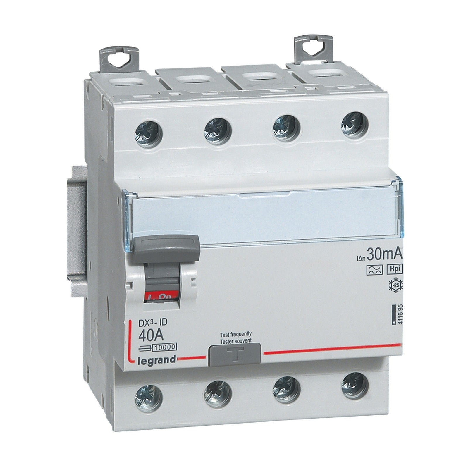 Interruptor diferencial Legrand DX3-ID 4P 40A 30mA tipo F - referencia 411695