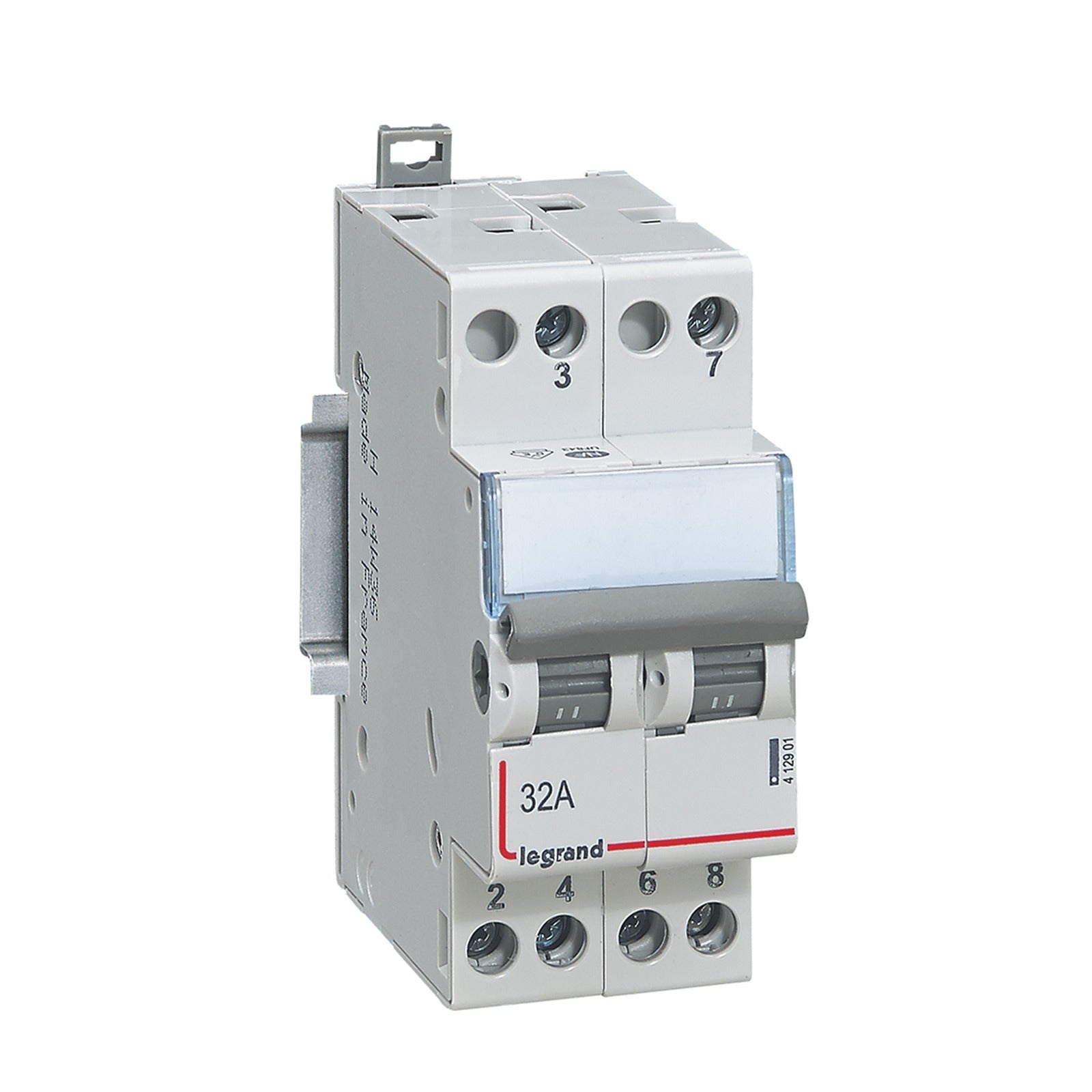 Conmutador Legrand CX3 de 2 posiciones, 2 contactos, 32A 400 V - referencia 412901