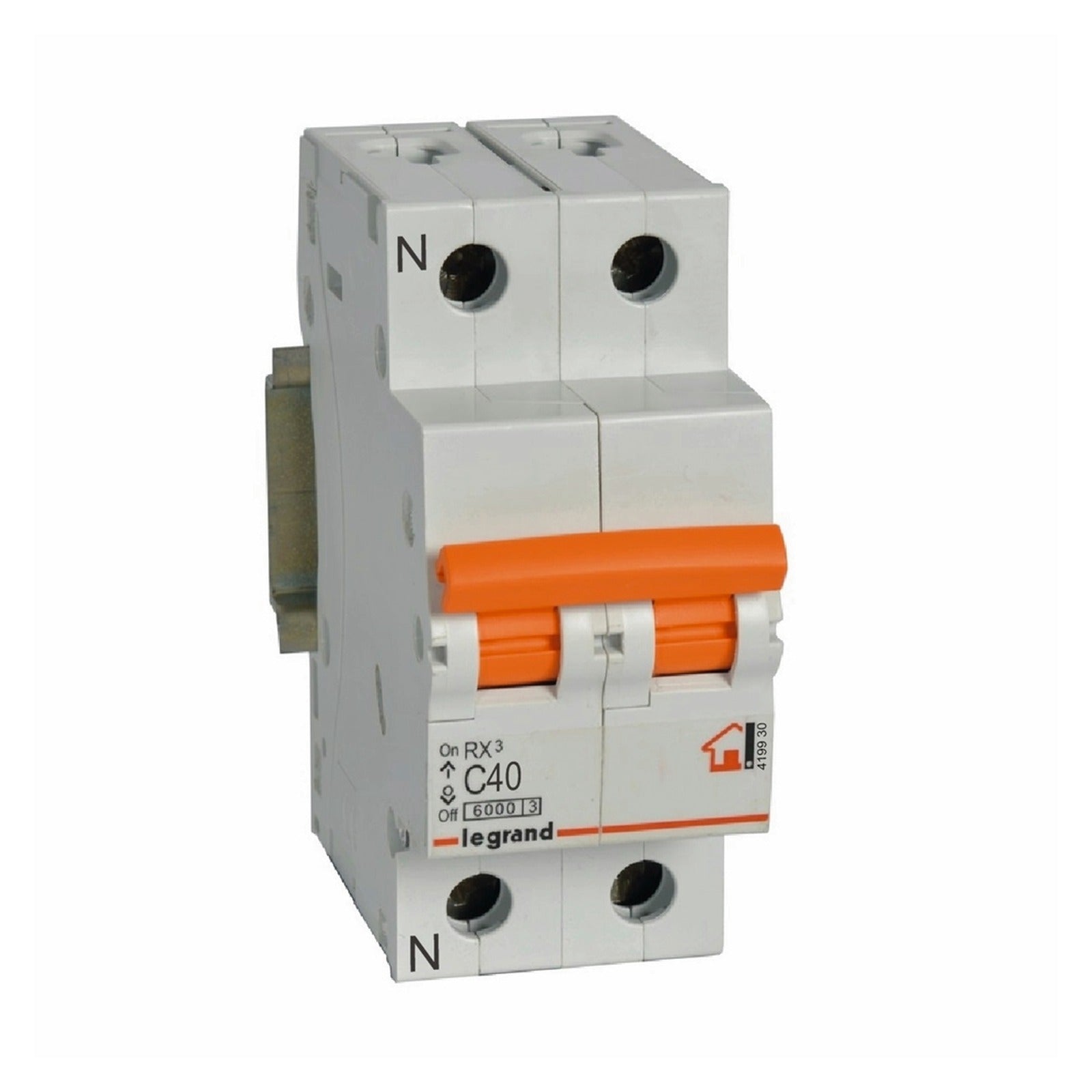 Magnetotérmico Legrand RX3 1P+N 40A curva C, 6 kA - referencia 419930