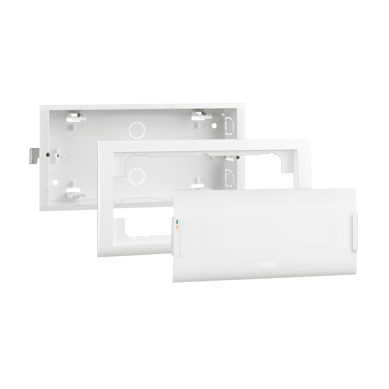 Caja de empotrar Legrand L31 LED con marco rectangular - referencia 661040