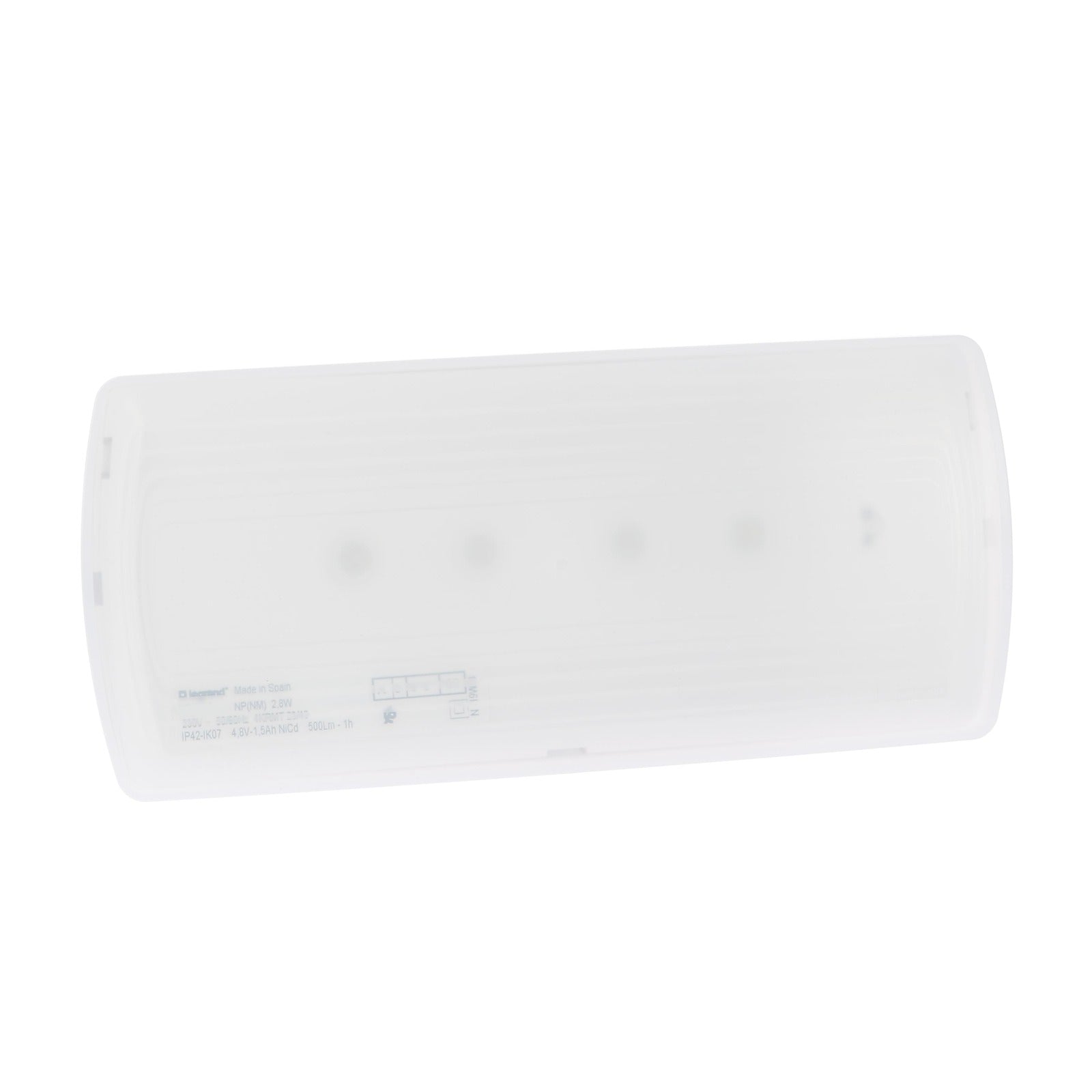 Luminaria de emergencia Legrand URA21 LED PLUS 100 lm 1 h P/NP - referencia 661603PL