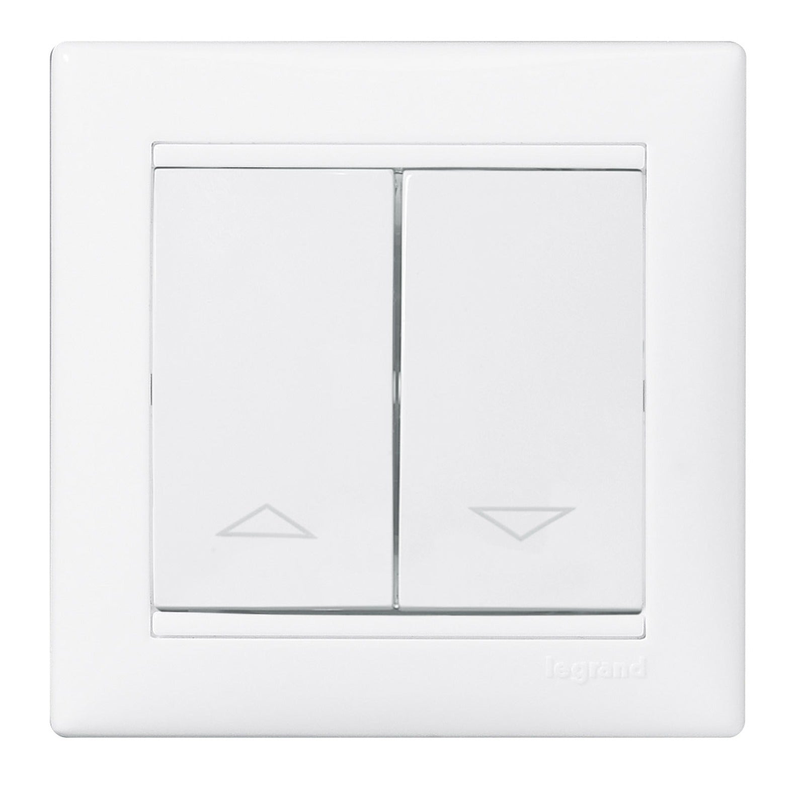 Mecanismo para persianas Legrand Valena con interruptor doble blanco - referencia 774404