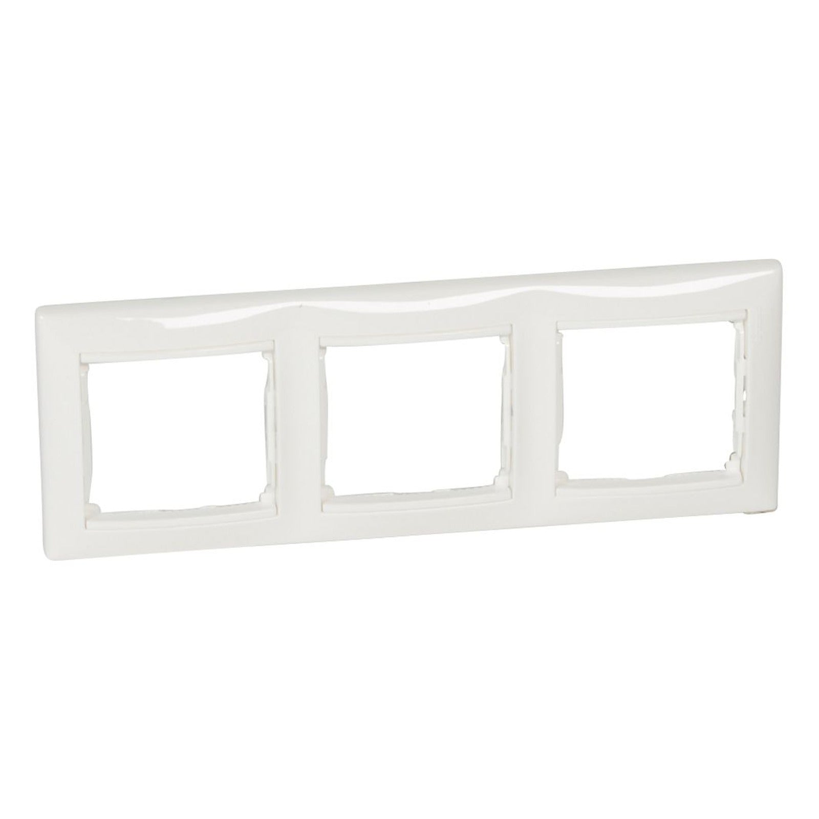 Placa Legrand Valena 3 elementos horizontal blanca - referencia 774453