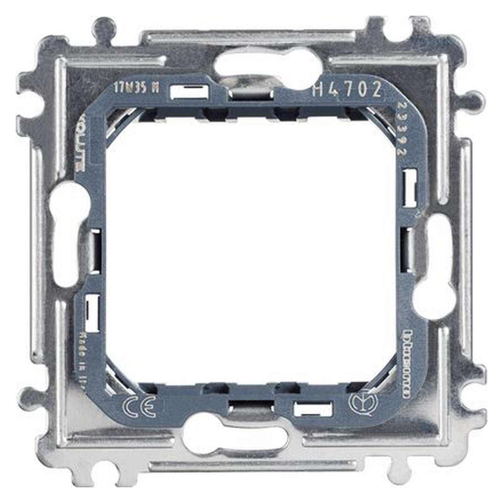 Soporte BTicino Axolute de 2 módulos para placas elípticas y rectangulares - referencia H4702