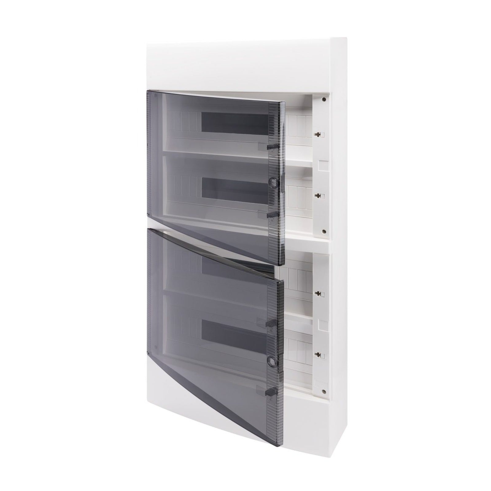 Caja decorativa con paredes lisas Gewiss, preparado para alojar regletas, (18x4) 72 módulos IP40 - referencia GW40053