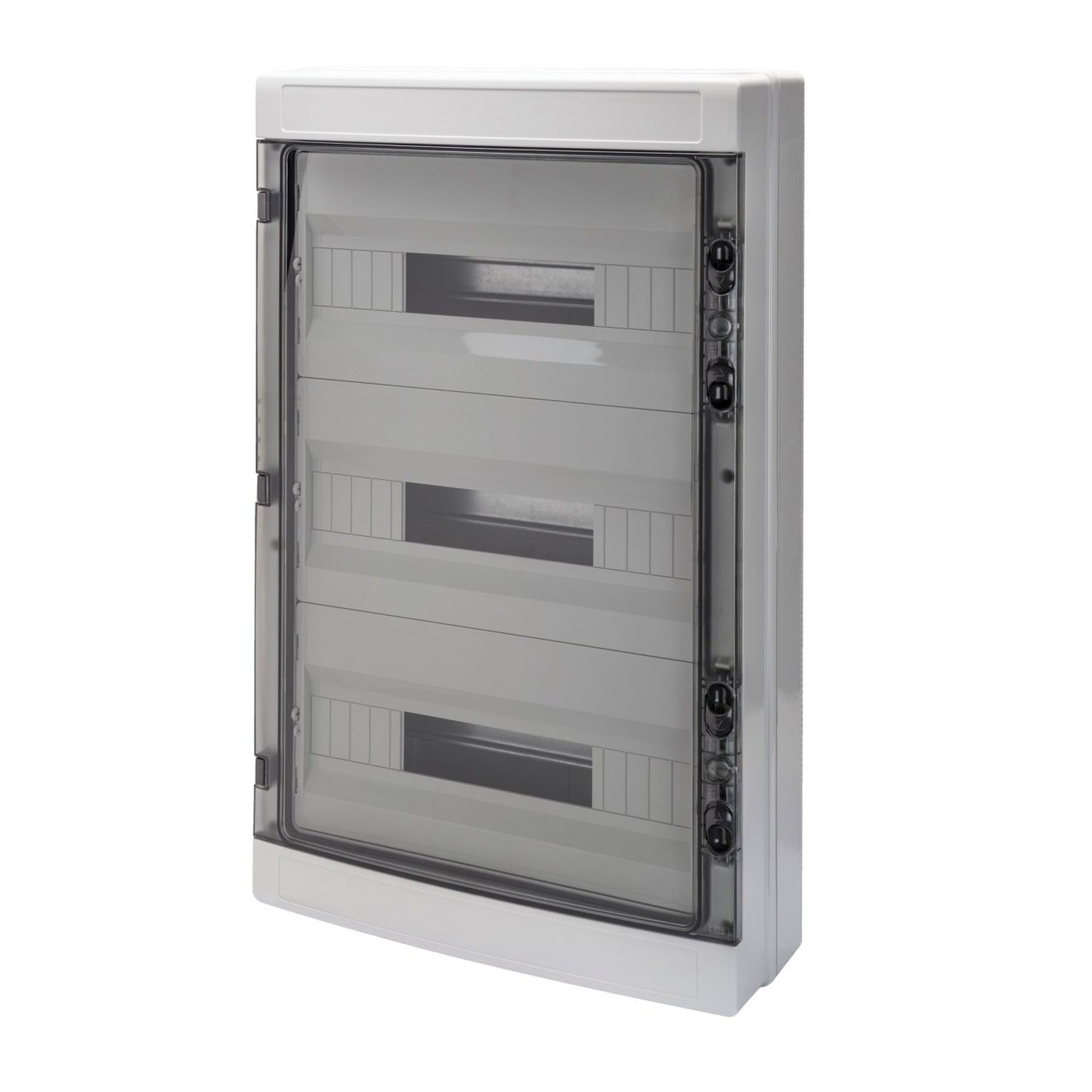 Cuadro distribución con paneles troquelados y bastidor extraíble Gewiss, preparado para alojar regletas, (18x3) 54 módulos IP65 - referencia GW40108
