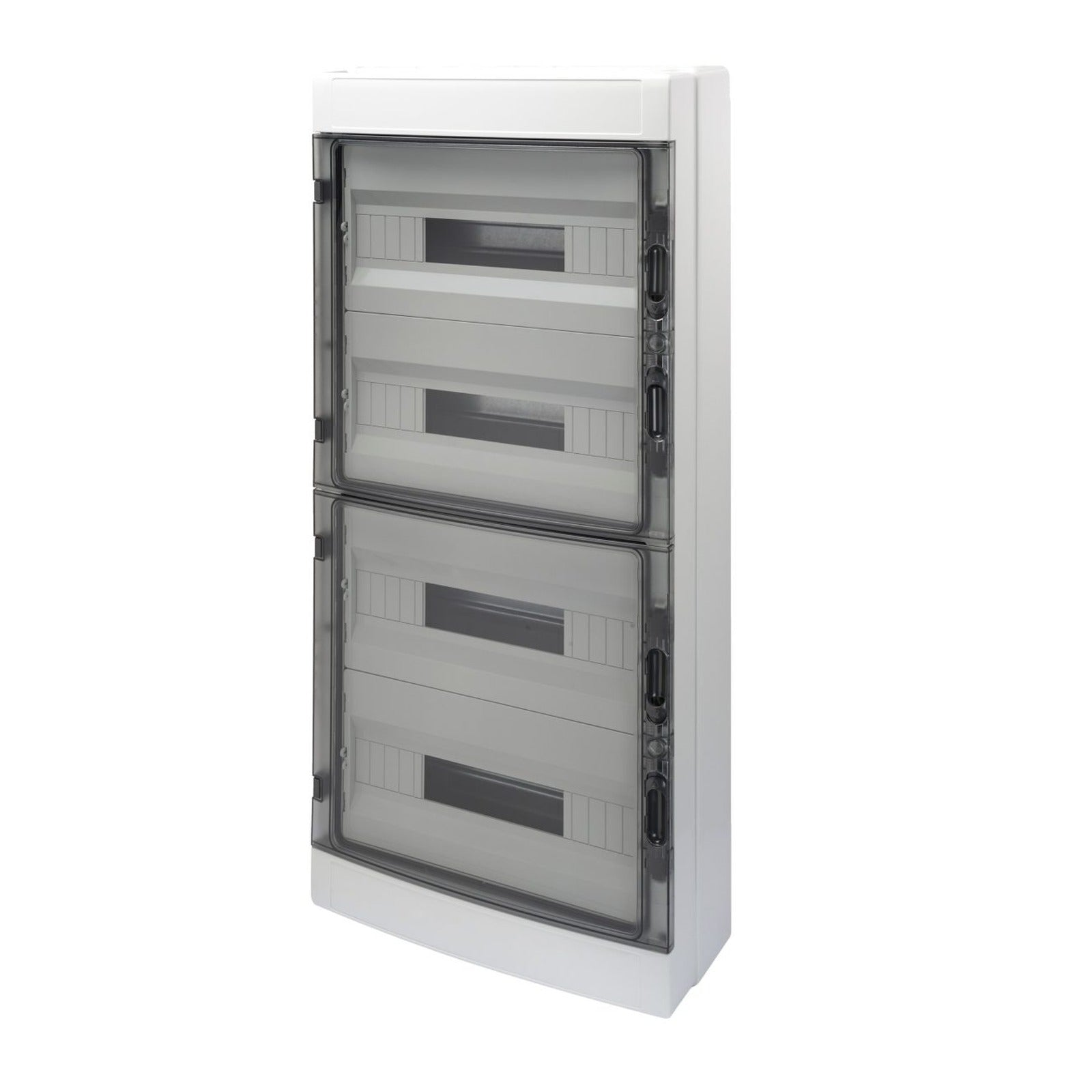 Cuadro distribución con paneles troquelados y bastidor extraíble Gewiss, preparado para alojar regletas, (18x4) 72 módulos IP65 - referencia GW40109