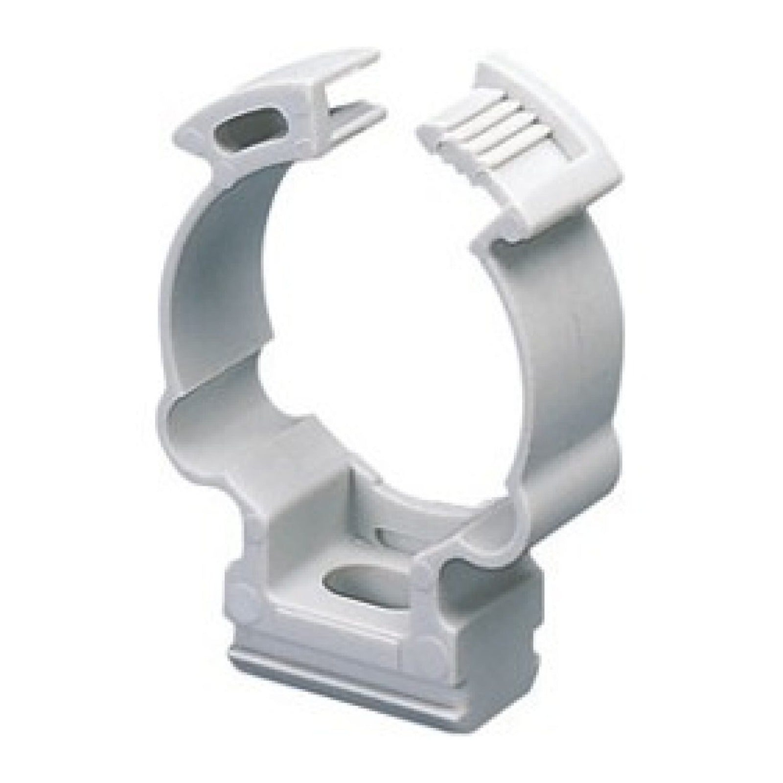 Collarín de soporte en polímero antichoque Gewiss, tubos Ø 32 mm, gris RAL 7035 - referencia GW50608