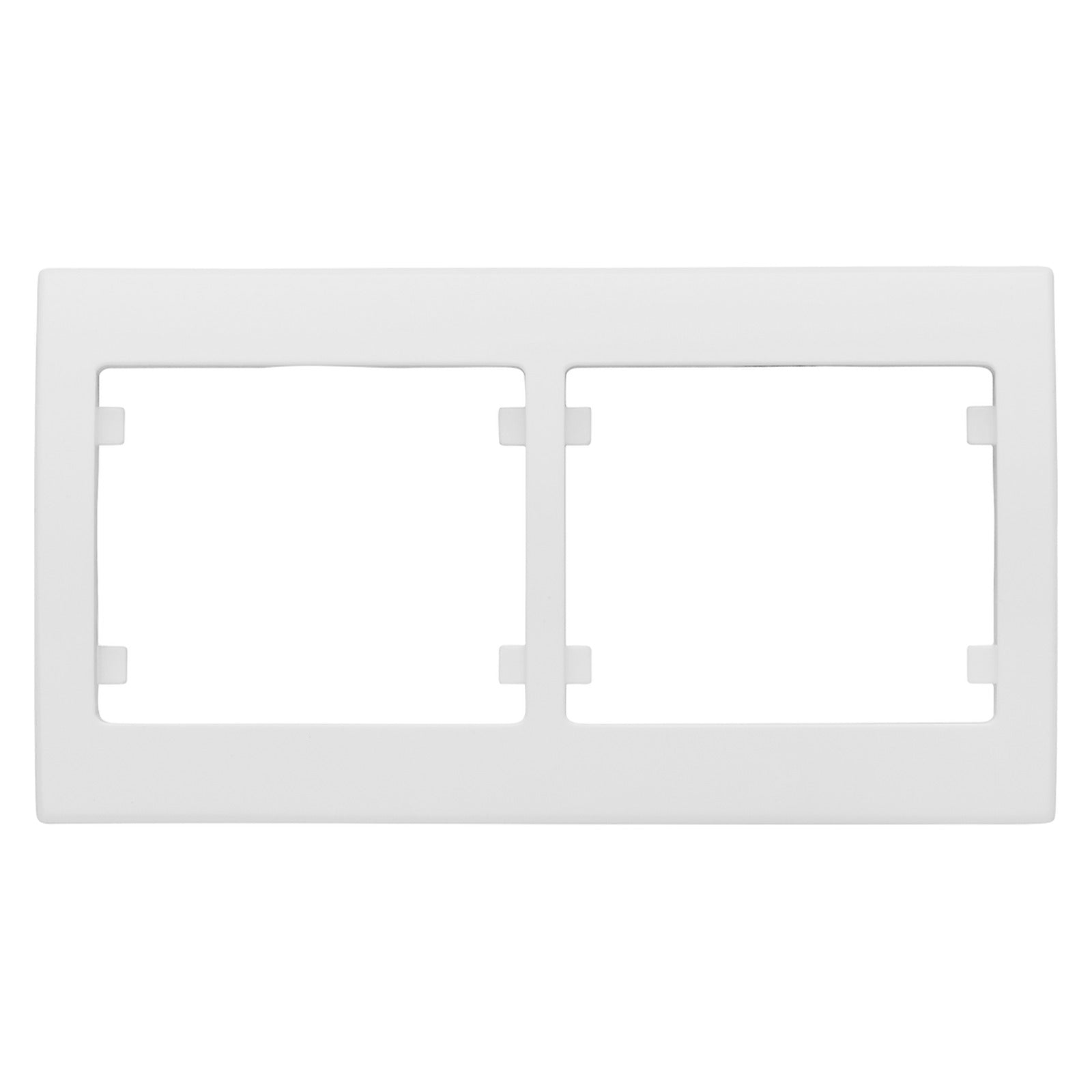 Marco BJC Iris de 2 elementos horizontal, blanco polar - referencia 18002