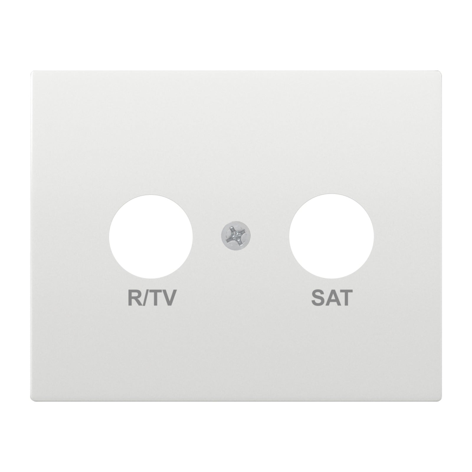 Tapa para toma R/TV-SAT BJC Iris, blanco - referencia 18320