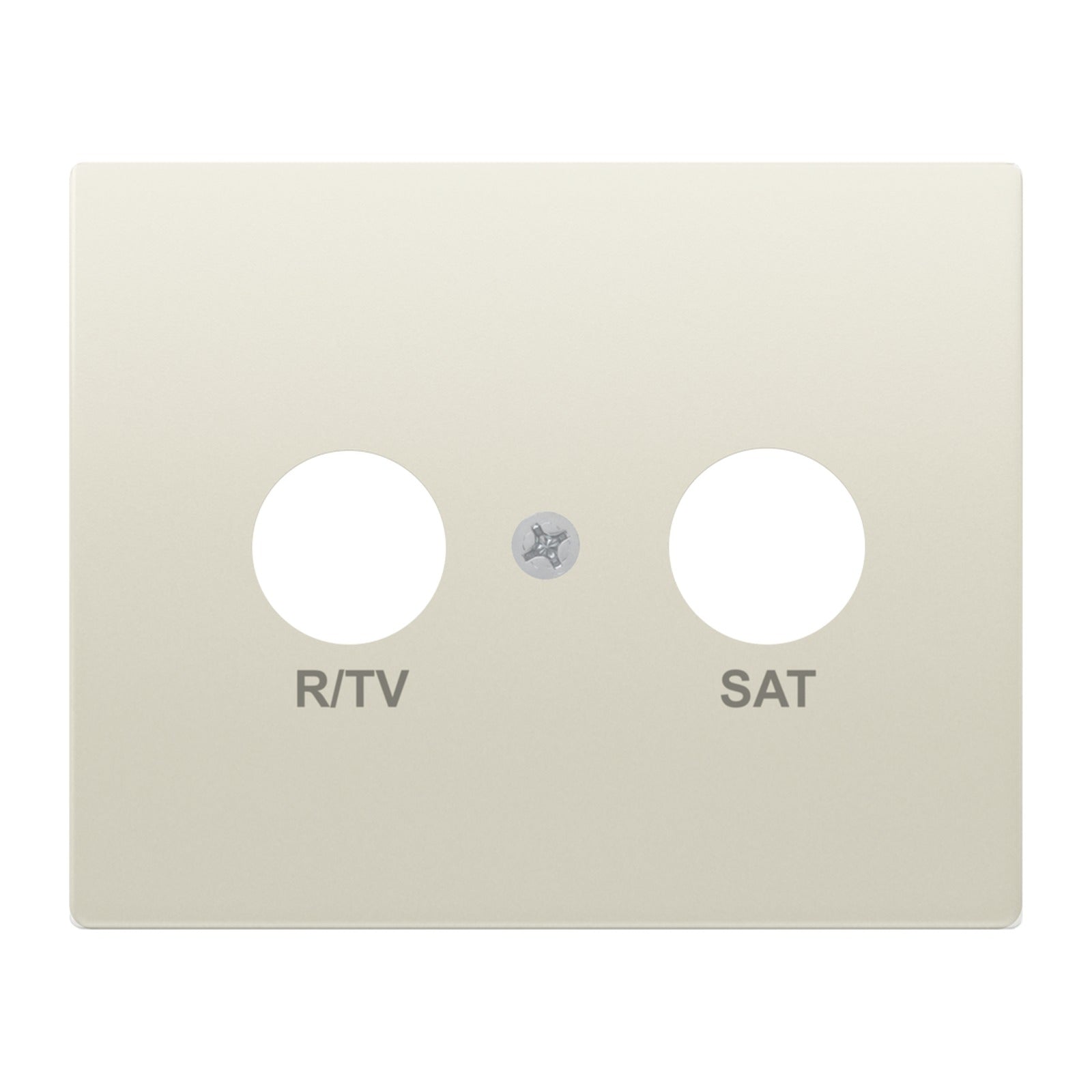 Tapa para toma R/TV-SAT BJC Iris, beige - referencia 18320-A