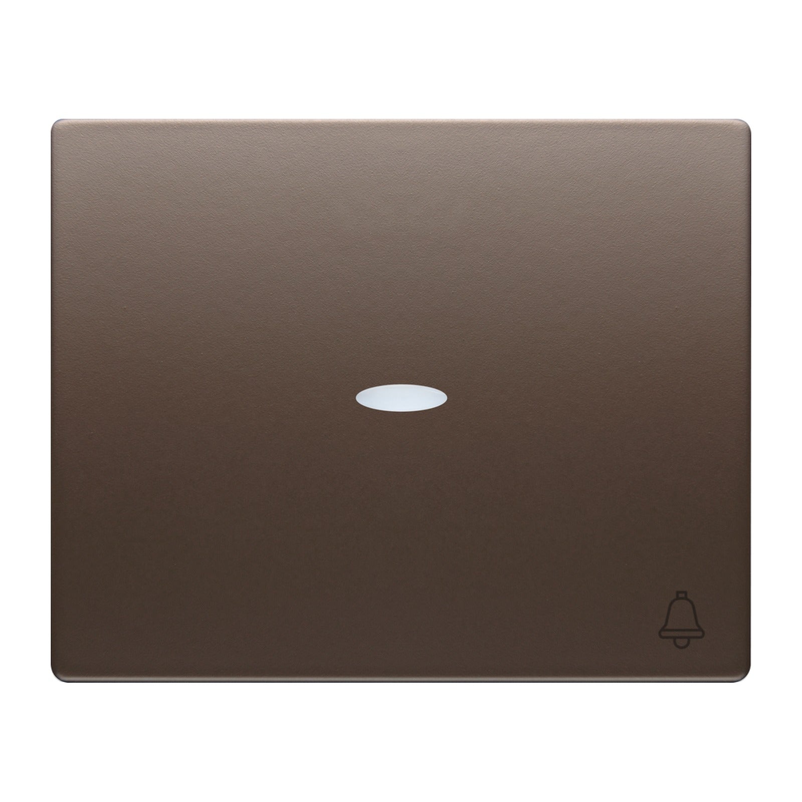 Tecla para pulsador de timbre con difusor BJC Iris, chocolate - referencia 18716-CHL