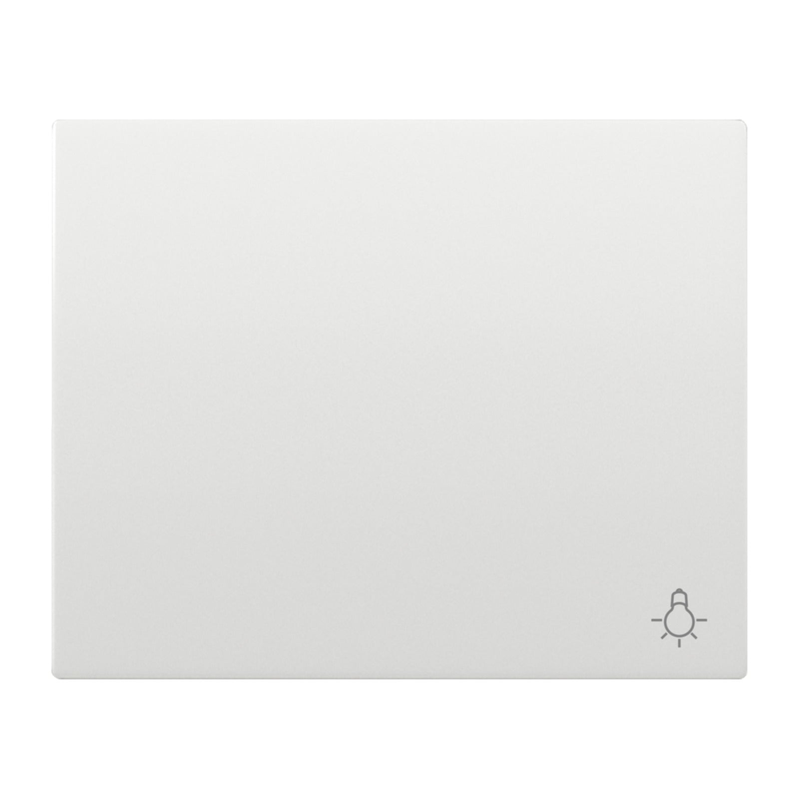 Tecla para pulsador de luz BJC Iris, blanco - referencia 18717