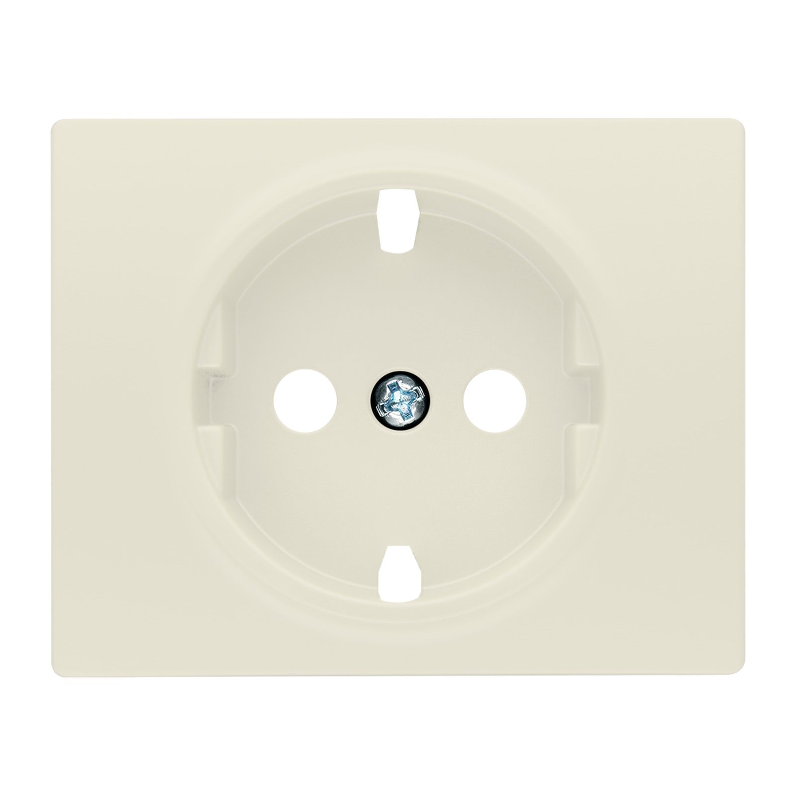 Tapa para base de enchufe con protección de seguridad BJC Iris, beige - referencia 18724-A