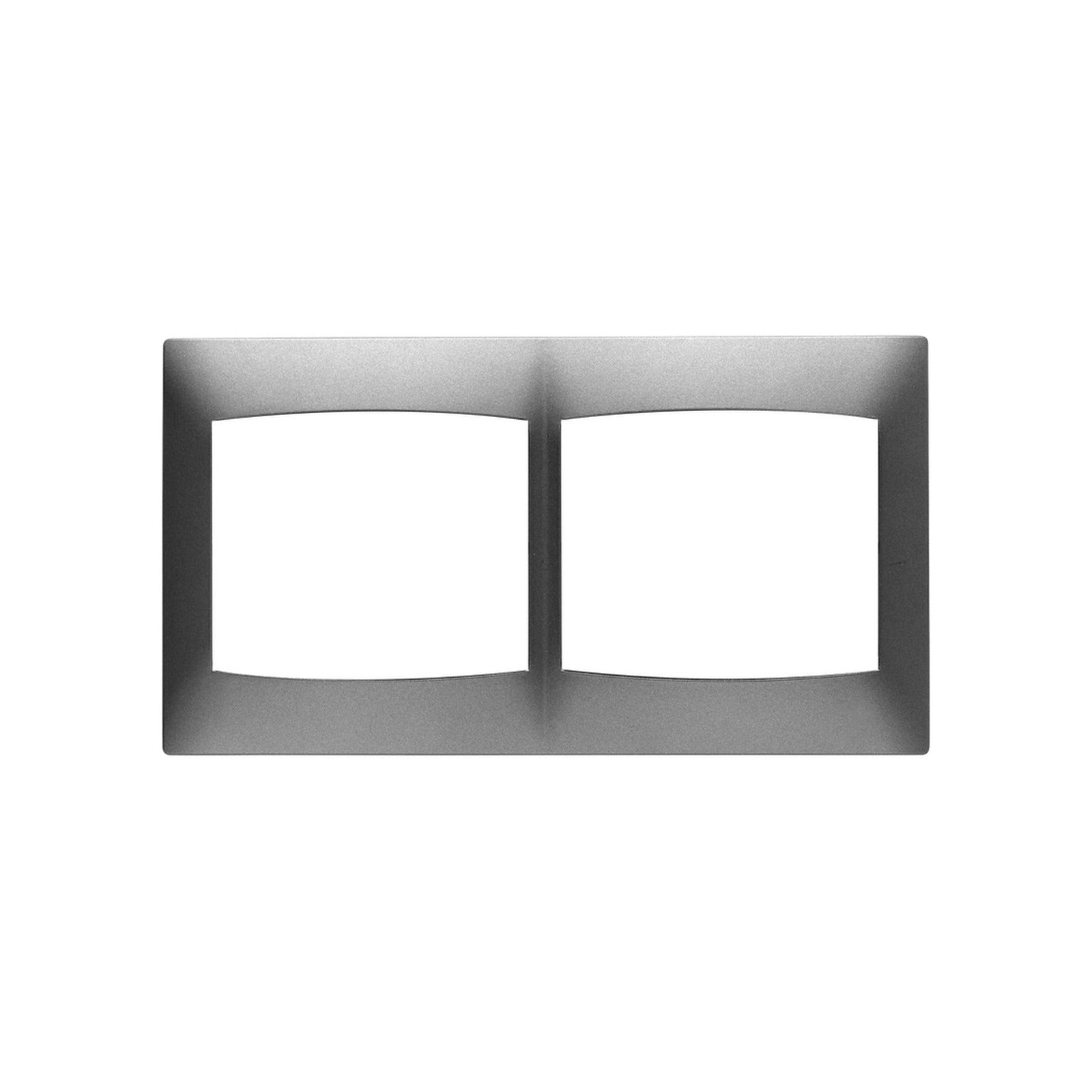 Marco BJC Coral de 2 elementos horizontal, sin bastidor, gris sombra - referencia 21012-GS