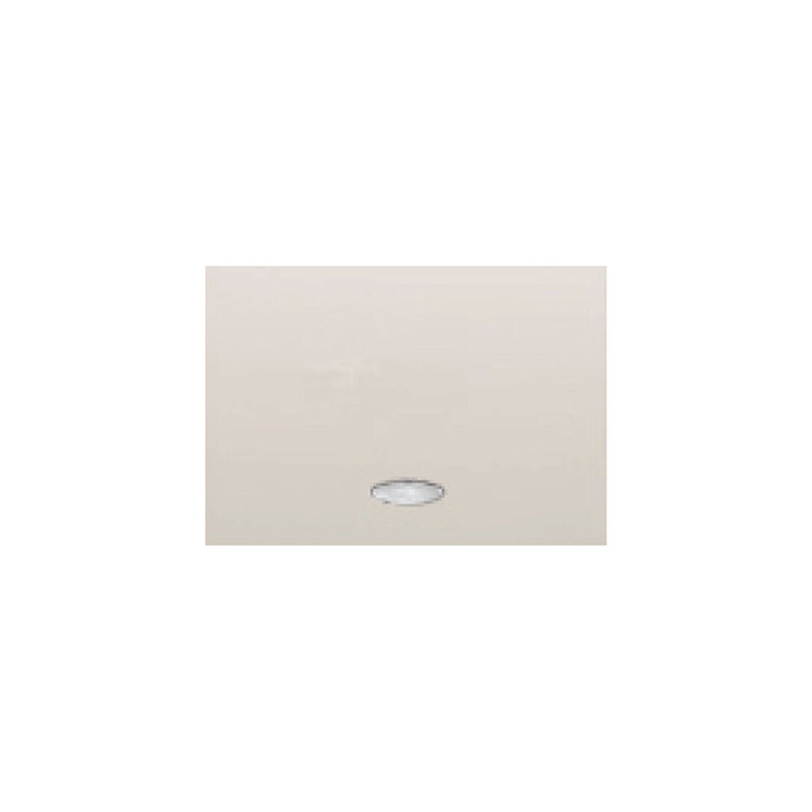 Tecla ancha para interruptor/conmutador/cruzamiento con señalizador BJC Coral, blanco - referencia 21705-L