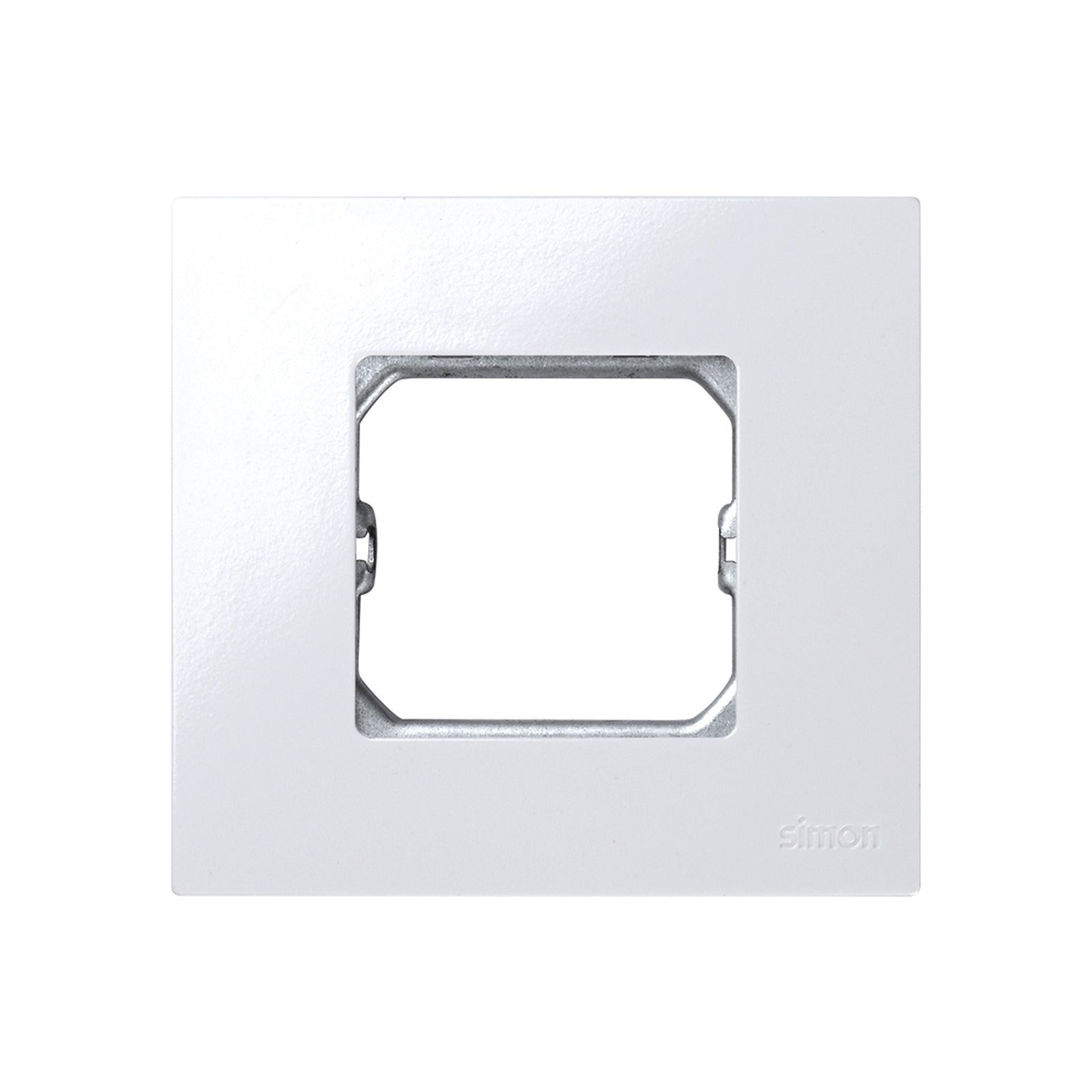 Marco compacto para 1 elemento blanco con bastidor Simon 27 Play - referencia 2700610-030