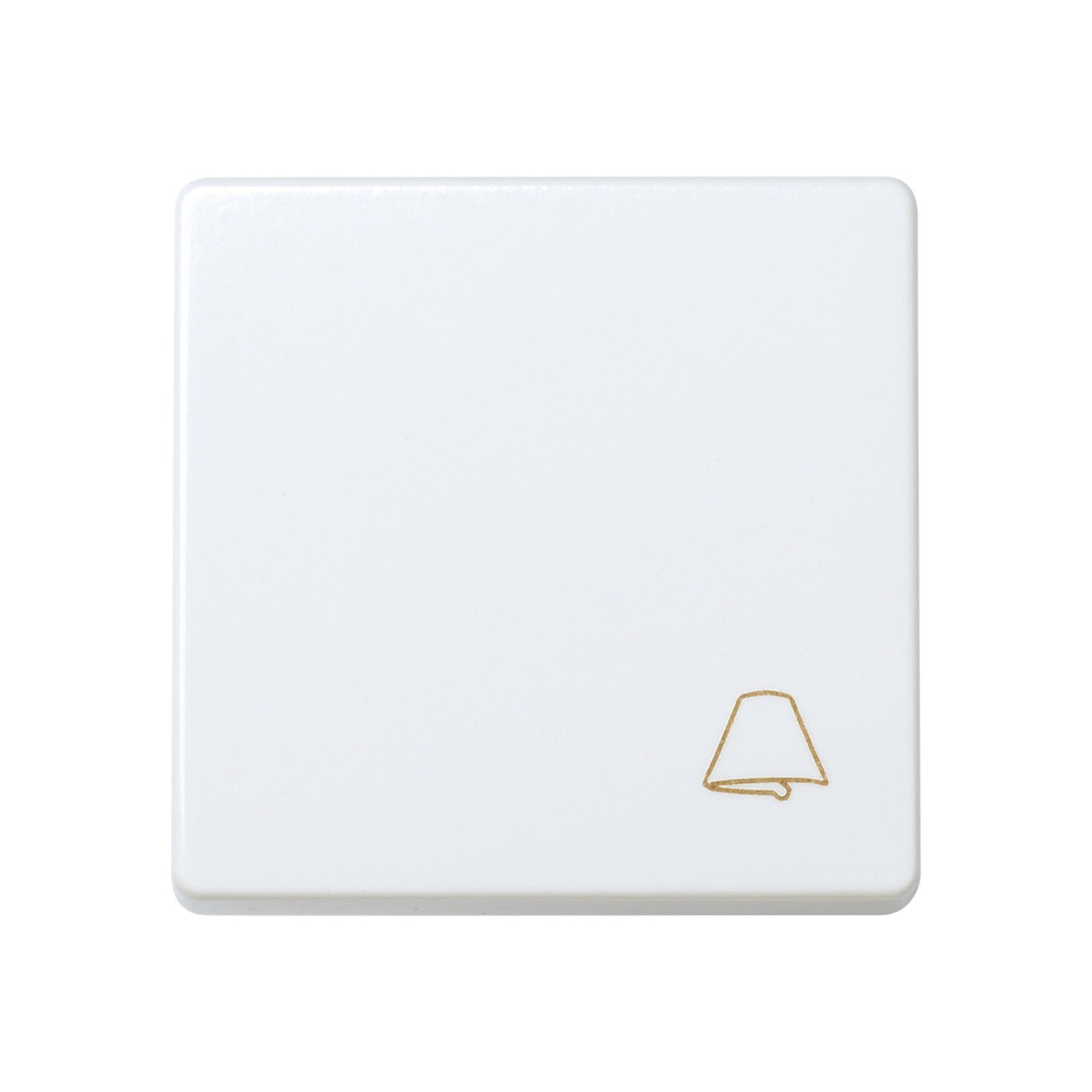 Pulsador con grabado campana 10 A 250V~ y sistema de embornamiento rápido blanco Simon 27 Play - referencia 27150-65