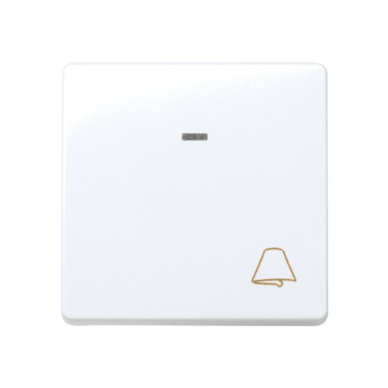Pulsador con grabado campana 10 A 250V~, luminoso incorporado y sistema de embornamiento rápido blanco Simon 27 Play - referencia 27160-65