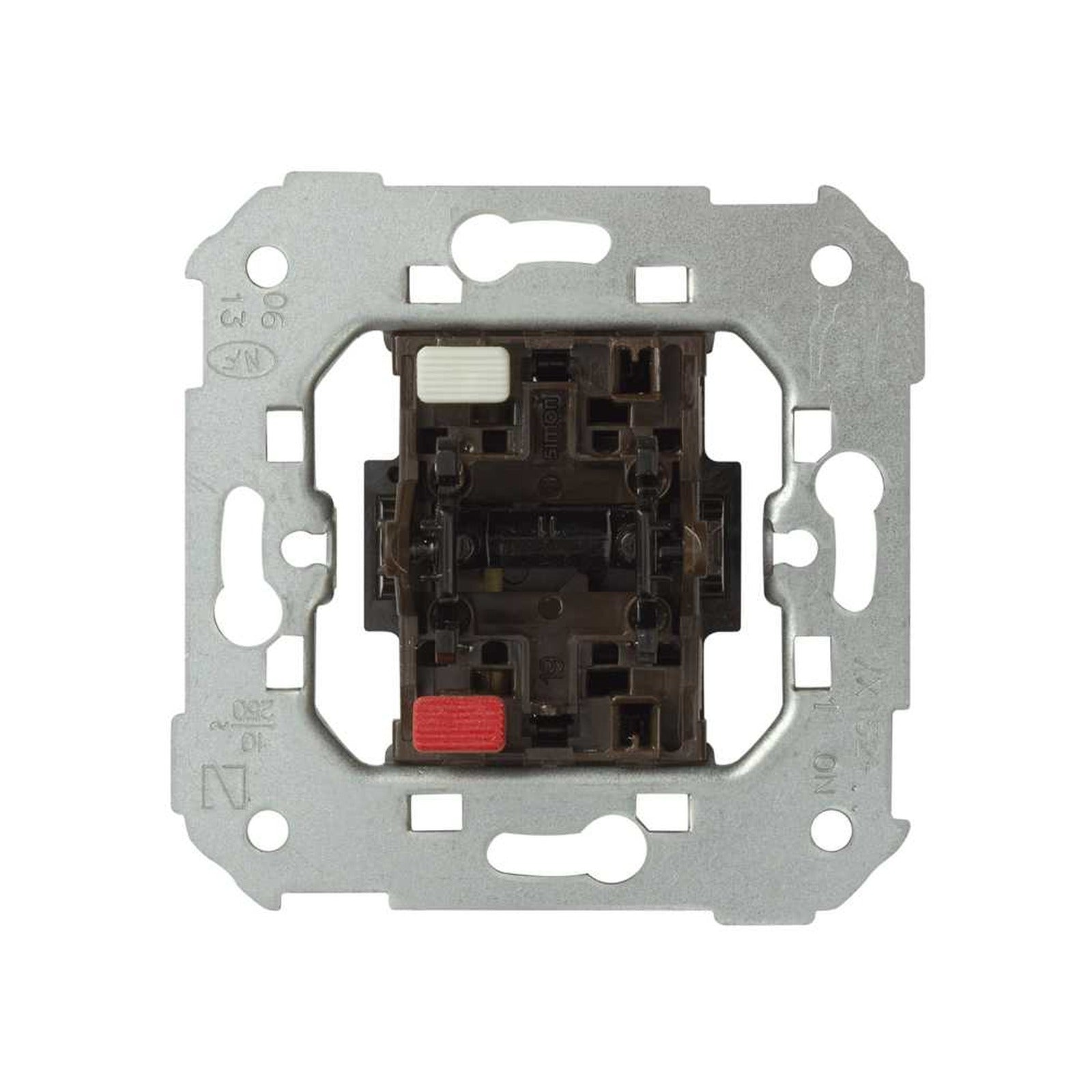 Pulsador de desconexión (al pulsar abre el circuito) 10 A 250V~ con sistema de embornamiento rápido Simon 75 - referencia 75152-39