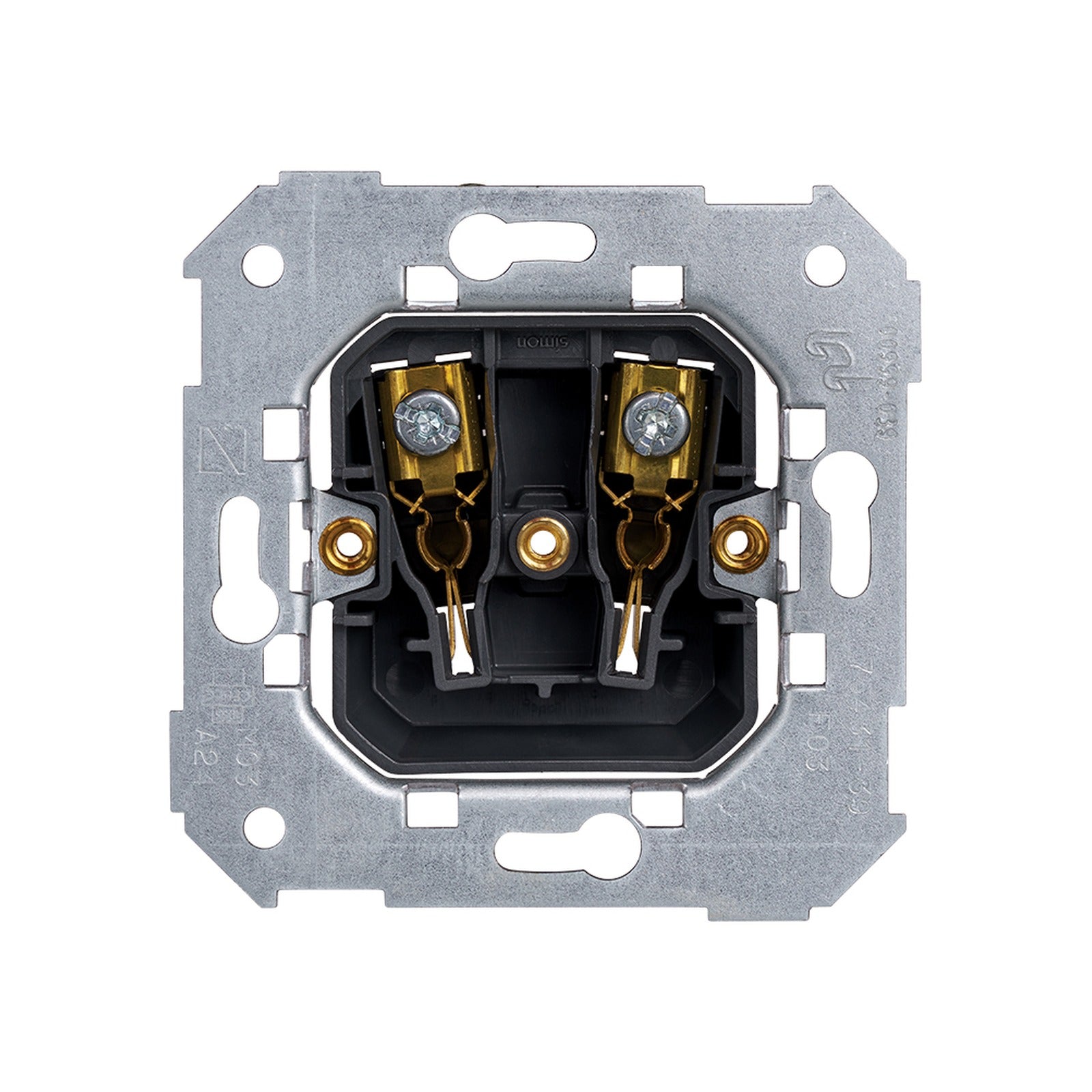 Base de enchufe bipolar 16 A 250V~ con sistema de embornamiento a tornillo Simon 75 - referencia 75431-39