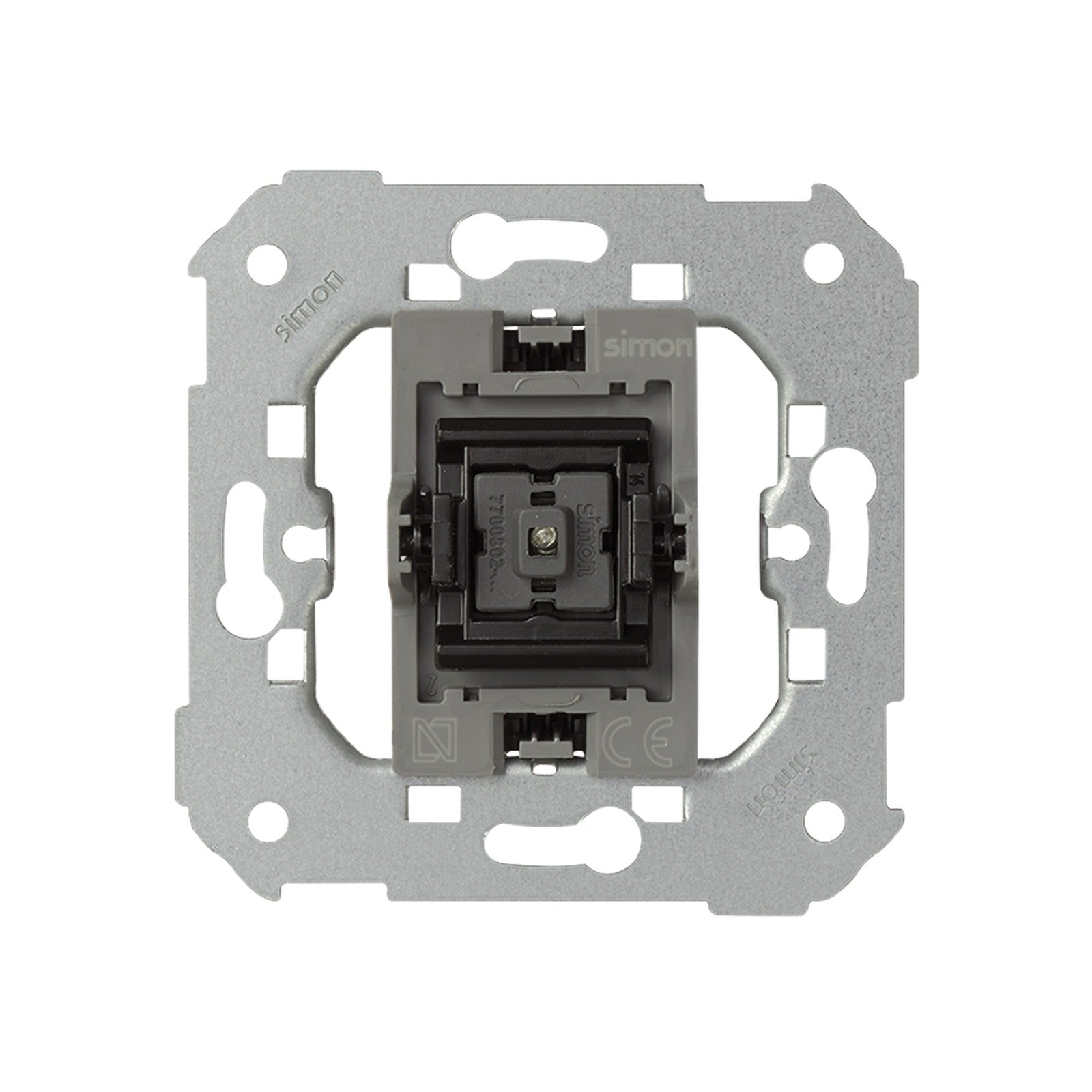 Pulsador 10 A 250V~ con luminoso incorporado y sistema de embornamiento 1click® Simon 77 - referencia 7700160-039