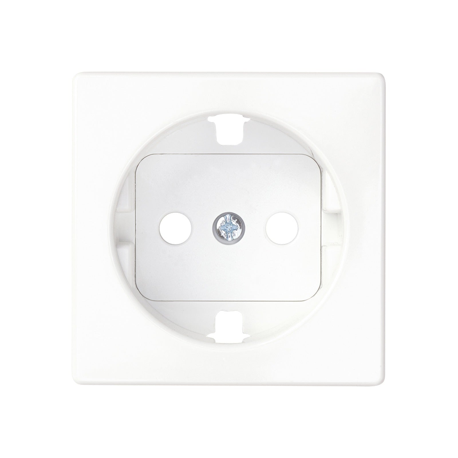 Tapa con dispositivo de seguridad para la base de enchufe schuko blanco Simon 82 - referencia 82041-30