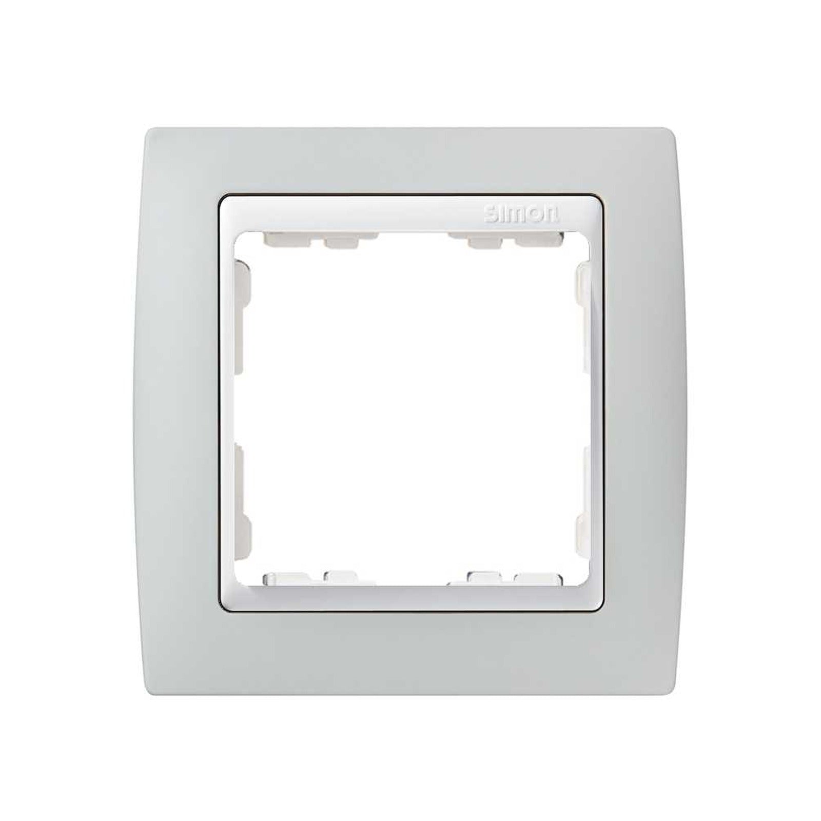 Marco para 1 elemento gris interior blanco Simon 82 - referencia 82611-33