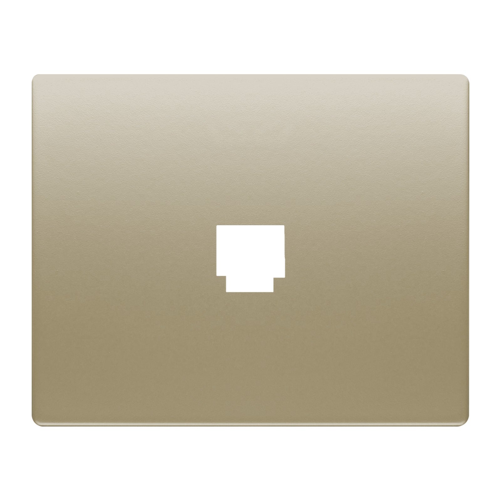 Tapa para toma RJ45 de 8 vías BJC Mega, bronce niebla - referencia 22782-BN