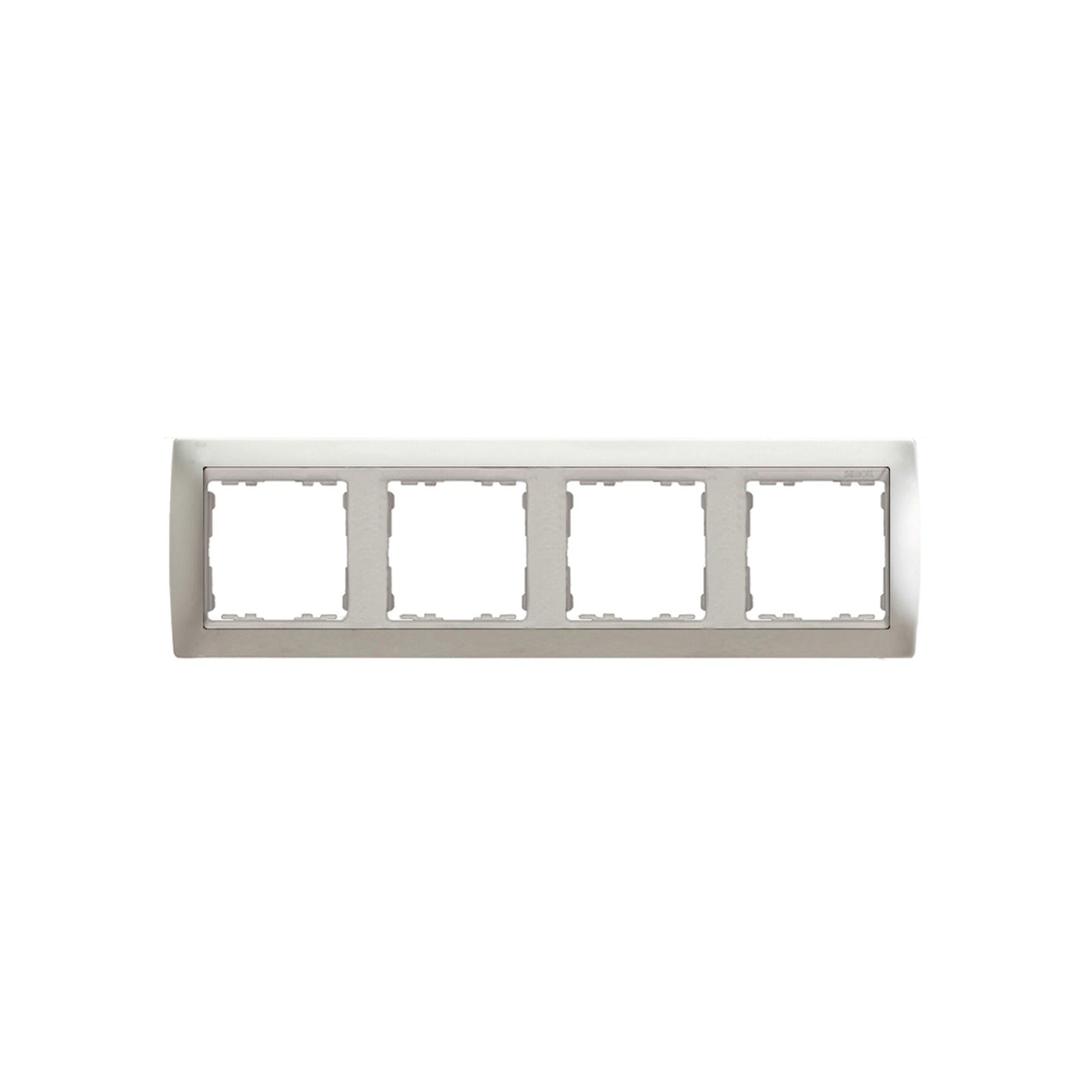 Marco para 4 elementos aluminio mate interior aluminio Simon 82 - referencia 82944-33