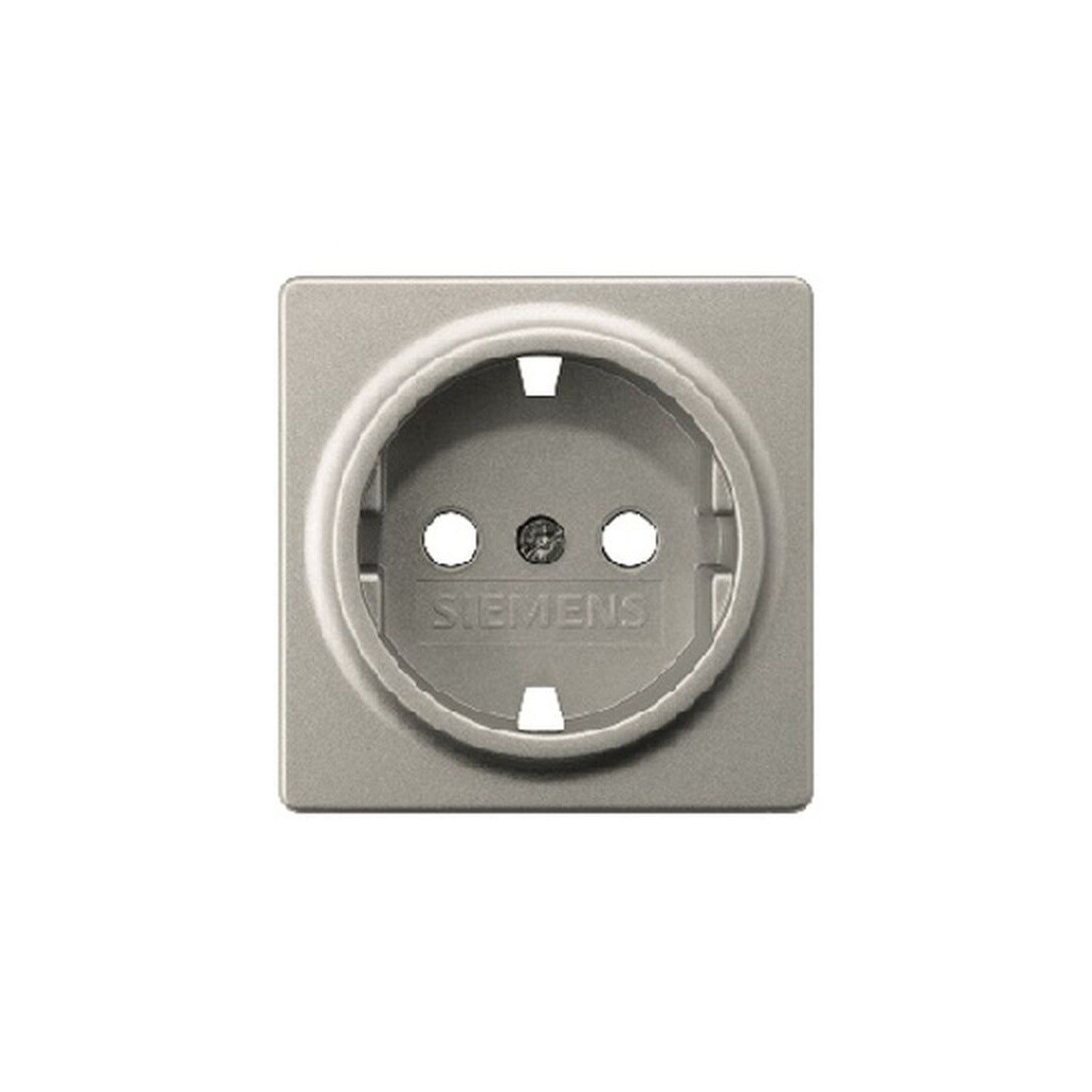 Tapa para base Schuko 18524 BJC Miro, aluminio metalizado - referencia 59724-AM