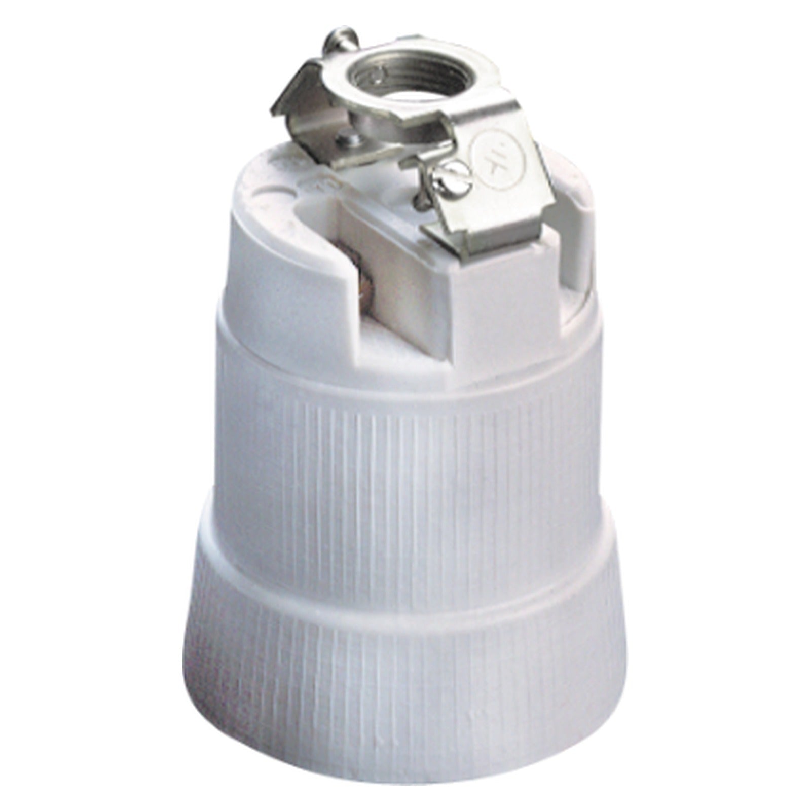 Portalámparas E-40 de porcelana. Conexión con tornillos. 16A 250V Solera 777B - referencia 777B