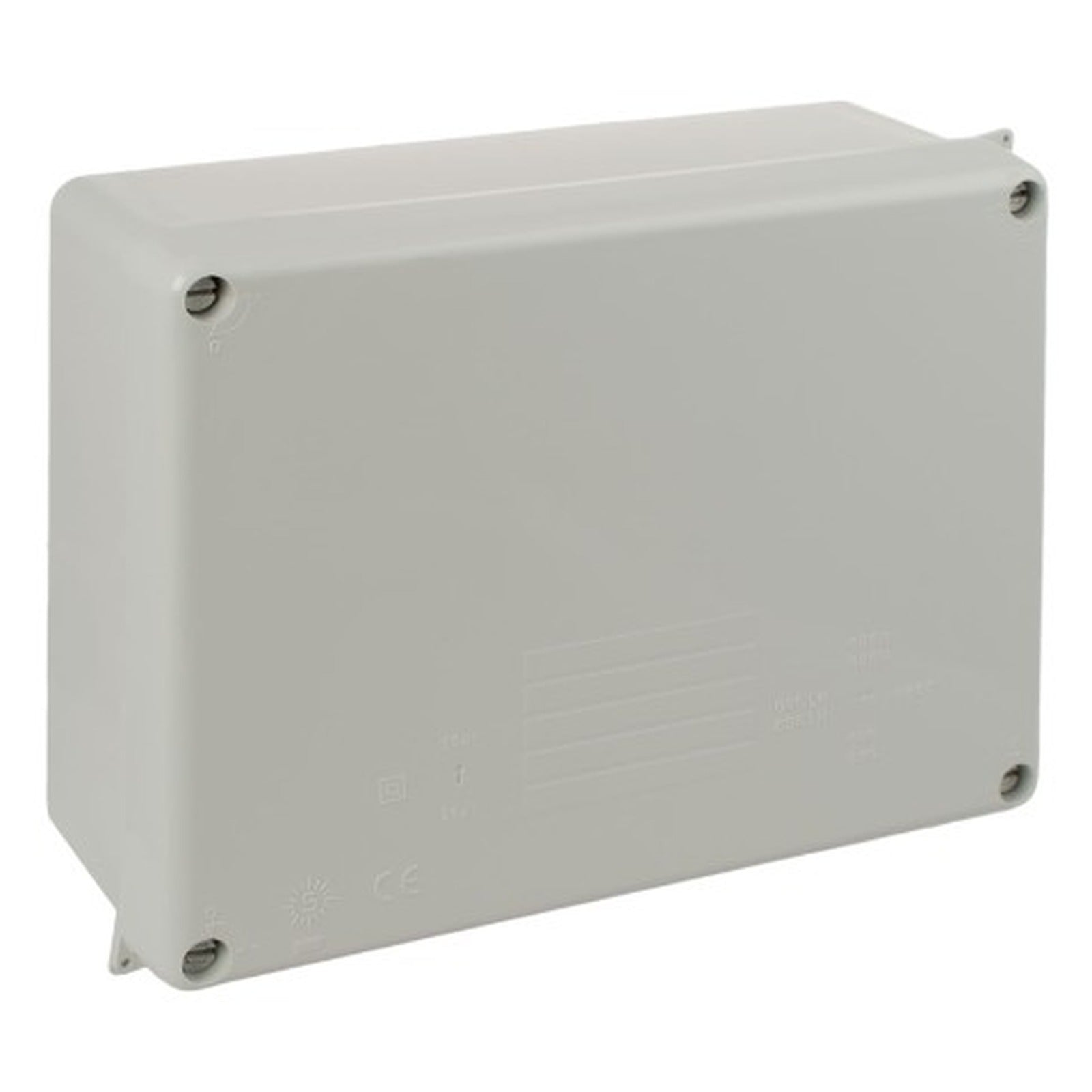 Caja estanca de conexión 220 x 170 x 80 mm sin conos. Color gris Solera 886 - referencia 886