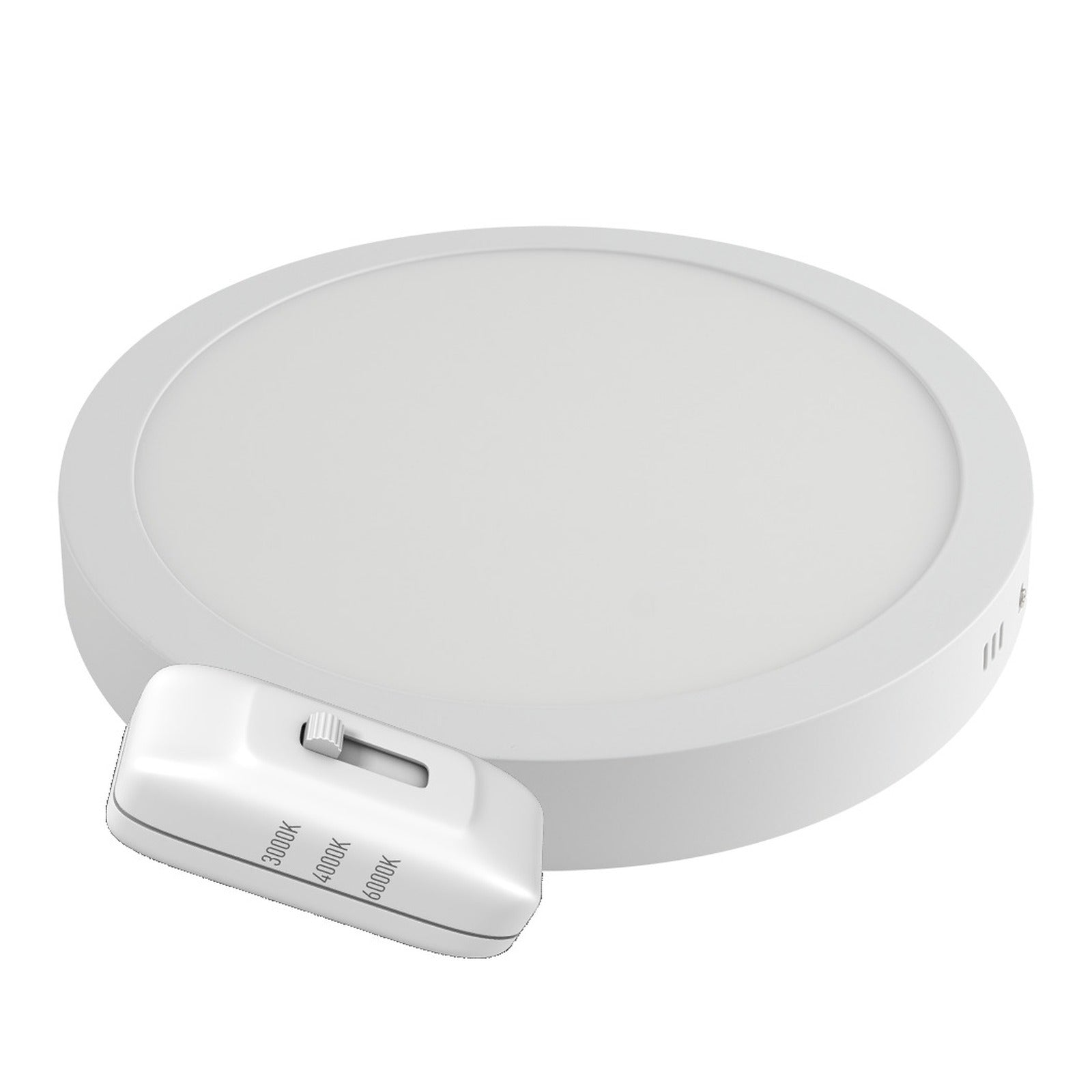 Downlight Slim CCT Superficie Circular 120 grados Alverlamp DL30CCTS, 21.6W - 30W, 3000K/4000K/6000K, superficie, redondo - referencia DL30CCTS