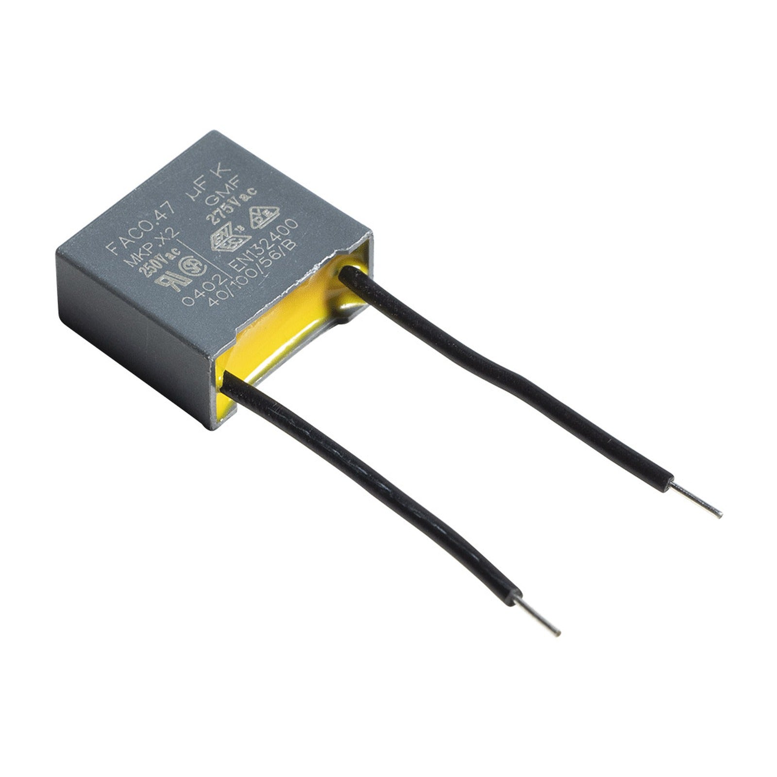 Condensador de película de polipropileno metalizado de 0,47 µF Alverlamp LDISP02 - referencia LDISP02