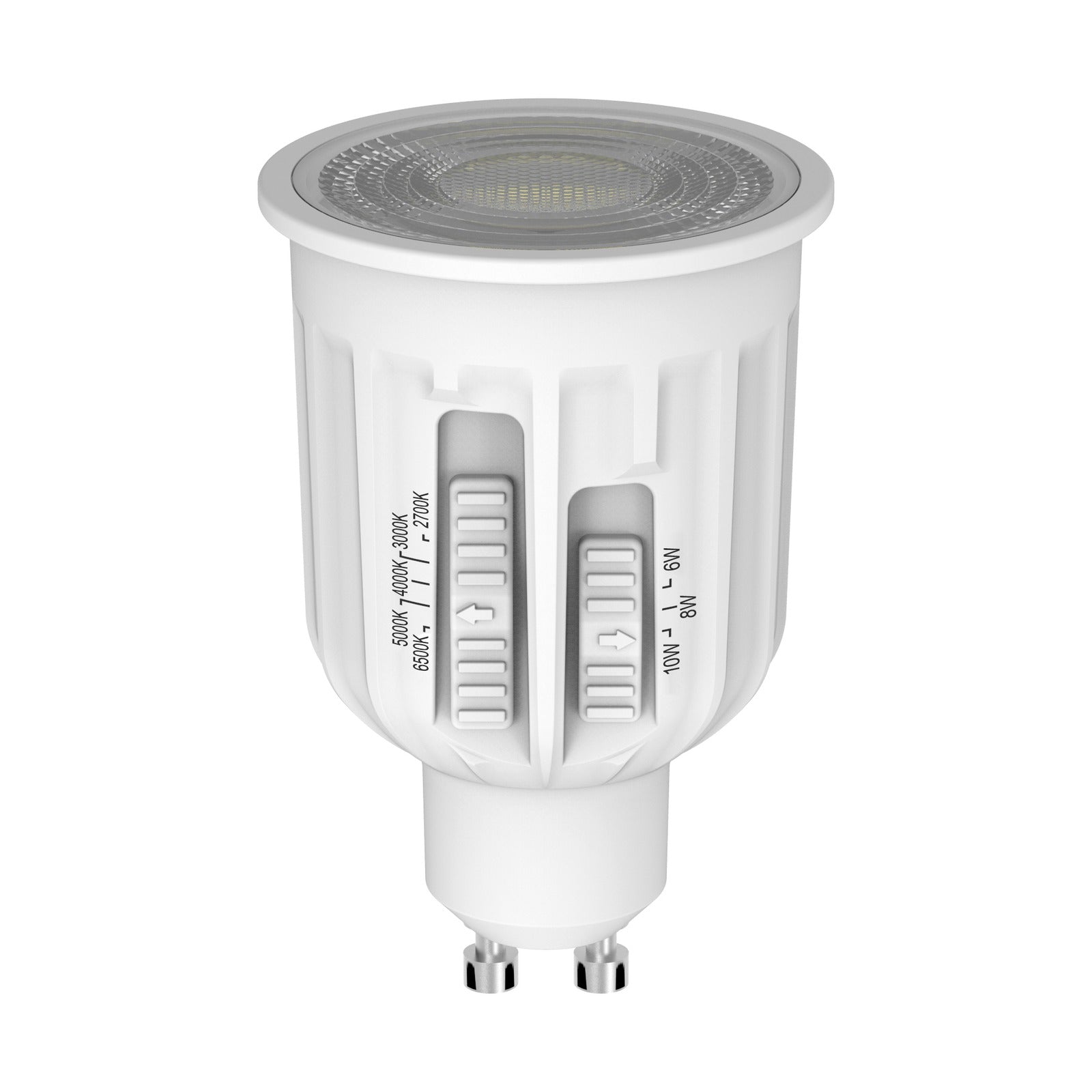 Lámpara dicroica SMD - 10W atenuacion selecionable 100%/80%/60% y 5 tonos seleccionables Alverlamp LG10WCT, 10W (6 - 8 - 10W), 2700K – 3000K – 4000K – 5000K – 6500K - referencia LG10WCT
