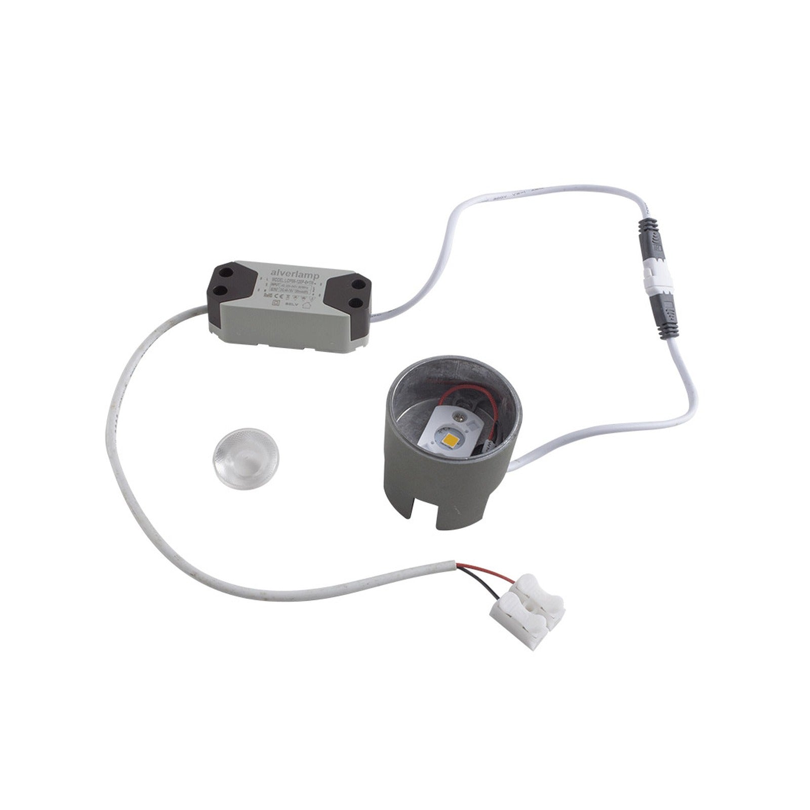 Fuente más driver para downlight lop Alverlamp LOP0640, 6W, 4000K, empotrar - referencia LOP0640