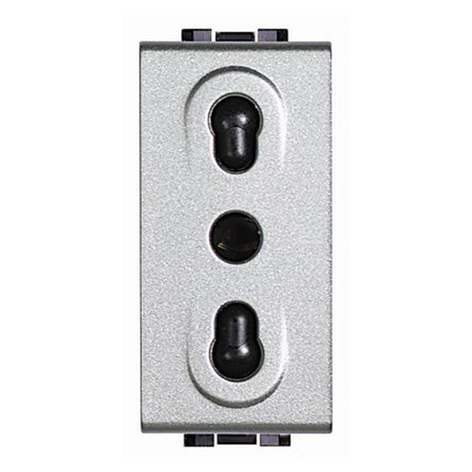 Base de enchufe italiana BTicino Livinglight Tech 2P+T 10/16 A 250 V, bipaso, 1 módulo - referencia NT4180
