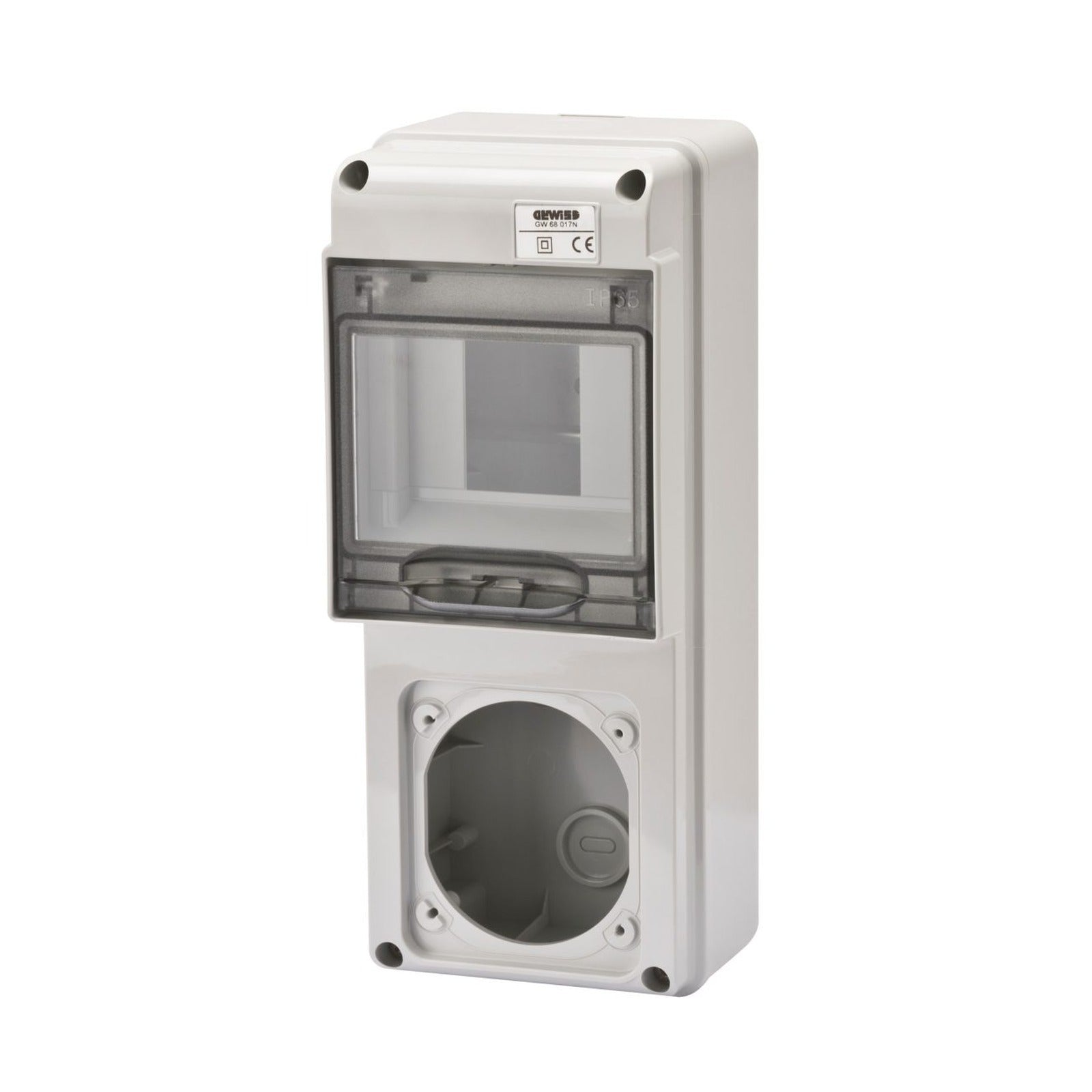 Q-DIN 5 módulos Gewiss, 1 base alojable IEC 309 16A IP44/67, IP65 - referencia GW68017N