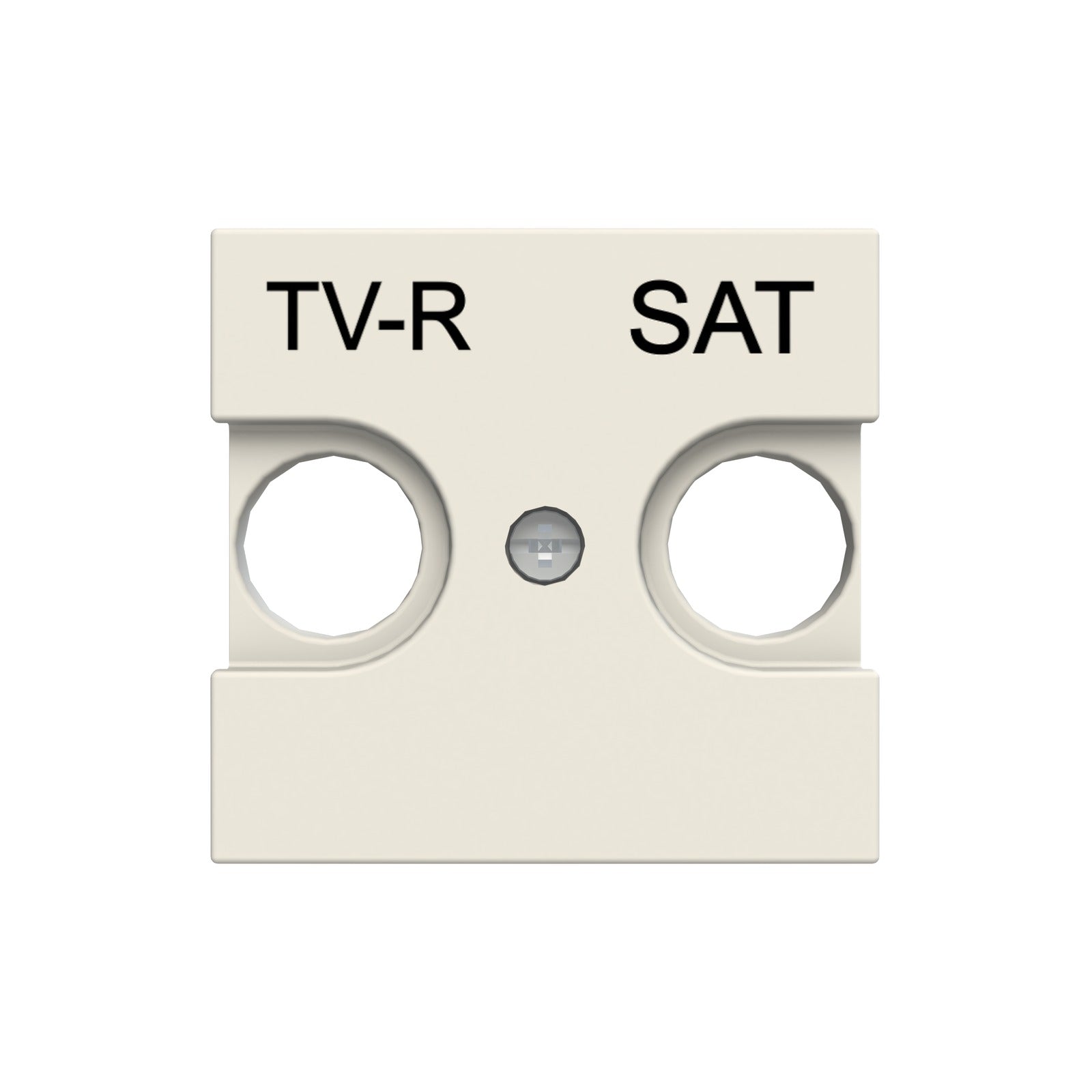 Tapa SAT blanca de 2 módulos Niessen Zenit N2250.1 BL - referencia N2250.1 BL